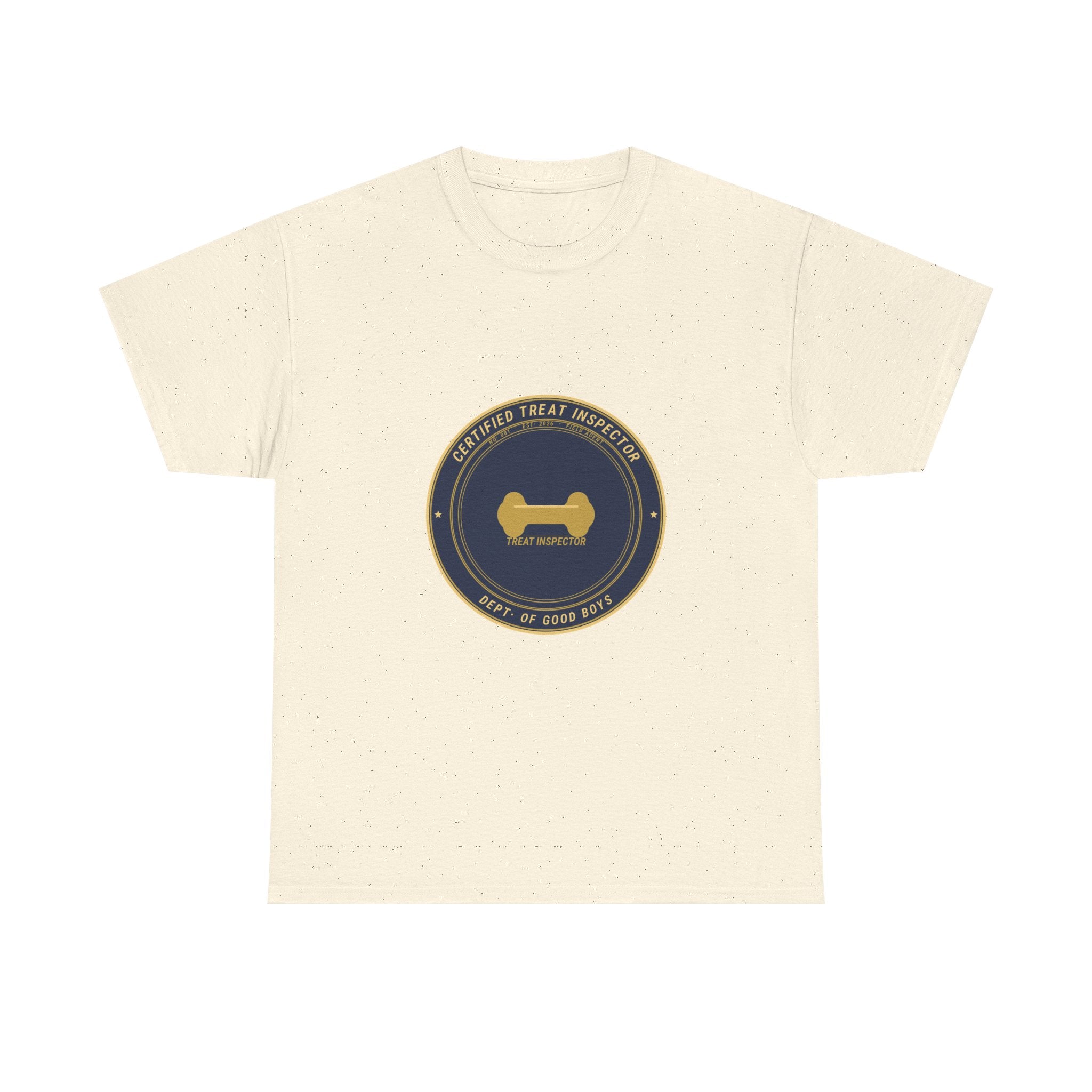 Certified Treat Inspector Dog Tee | Funny Dog Owner Shirt