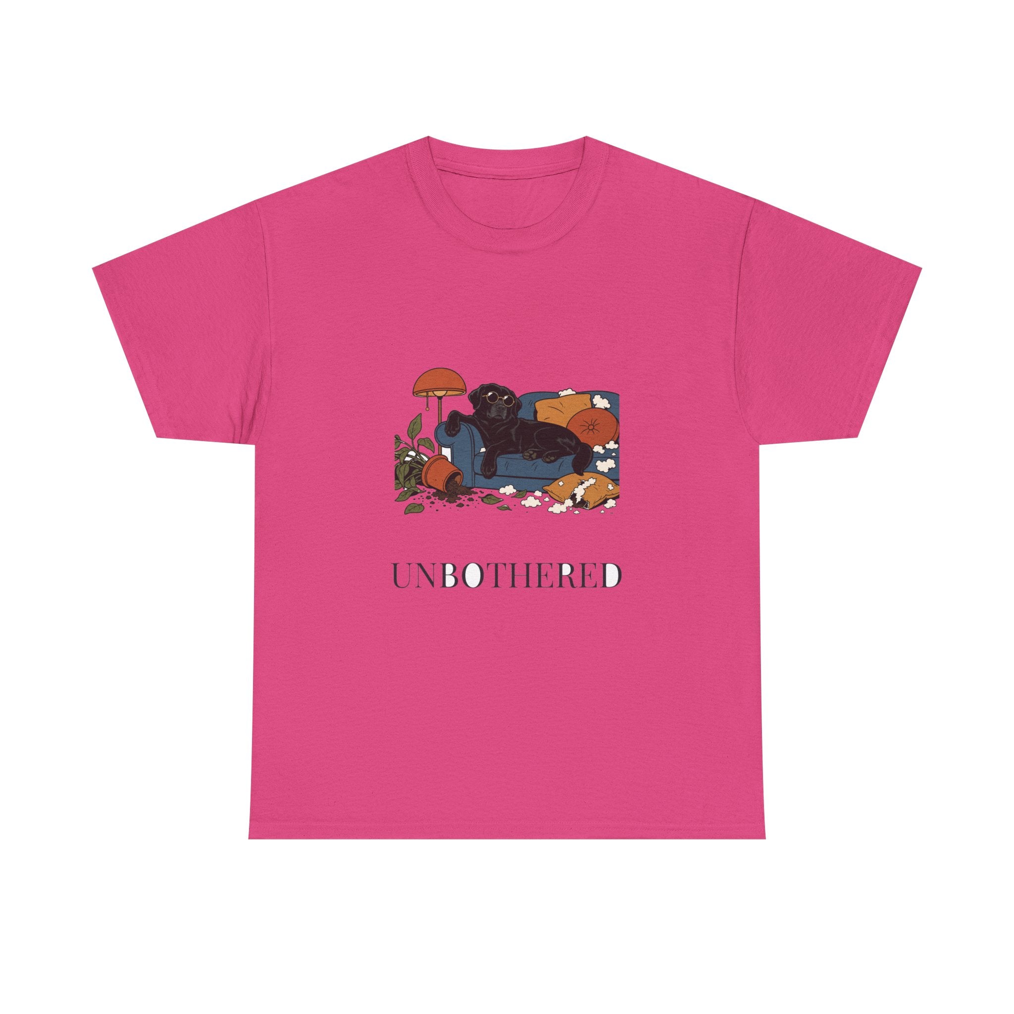 Unbothered Black Lab Tee | Funny Dog Mom Gift
