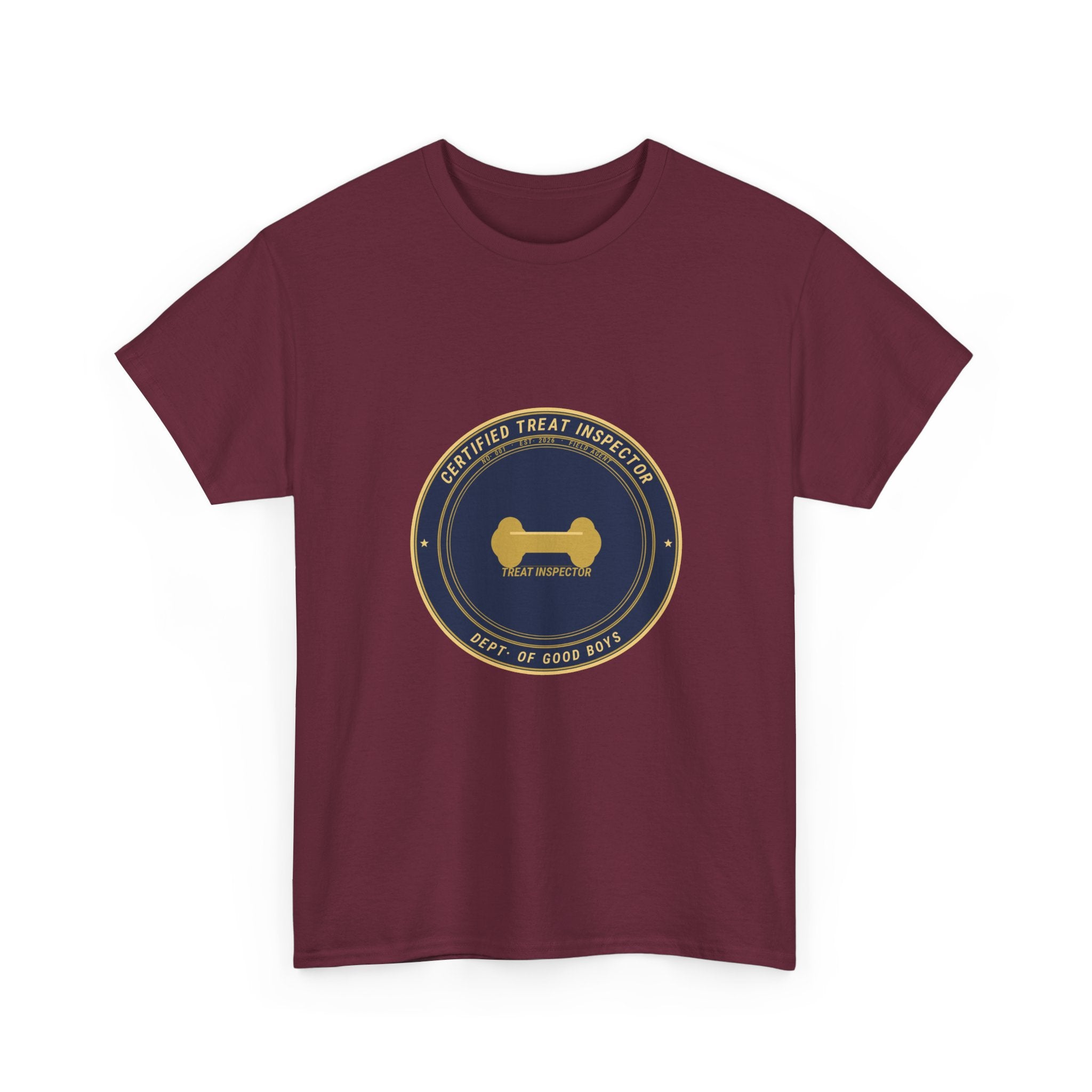 Certified Treat Inspector Dog Tee | Funny Dog Owner Shirt