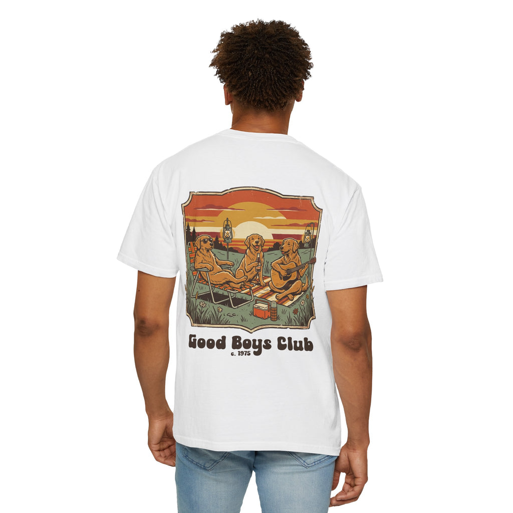 Copy of Good Boys Club T-Shirt — Retro Fishing Dogs Graphic Tee