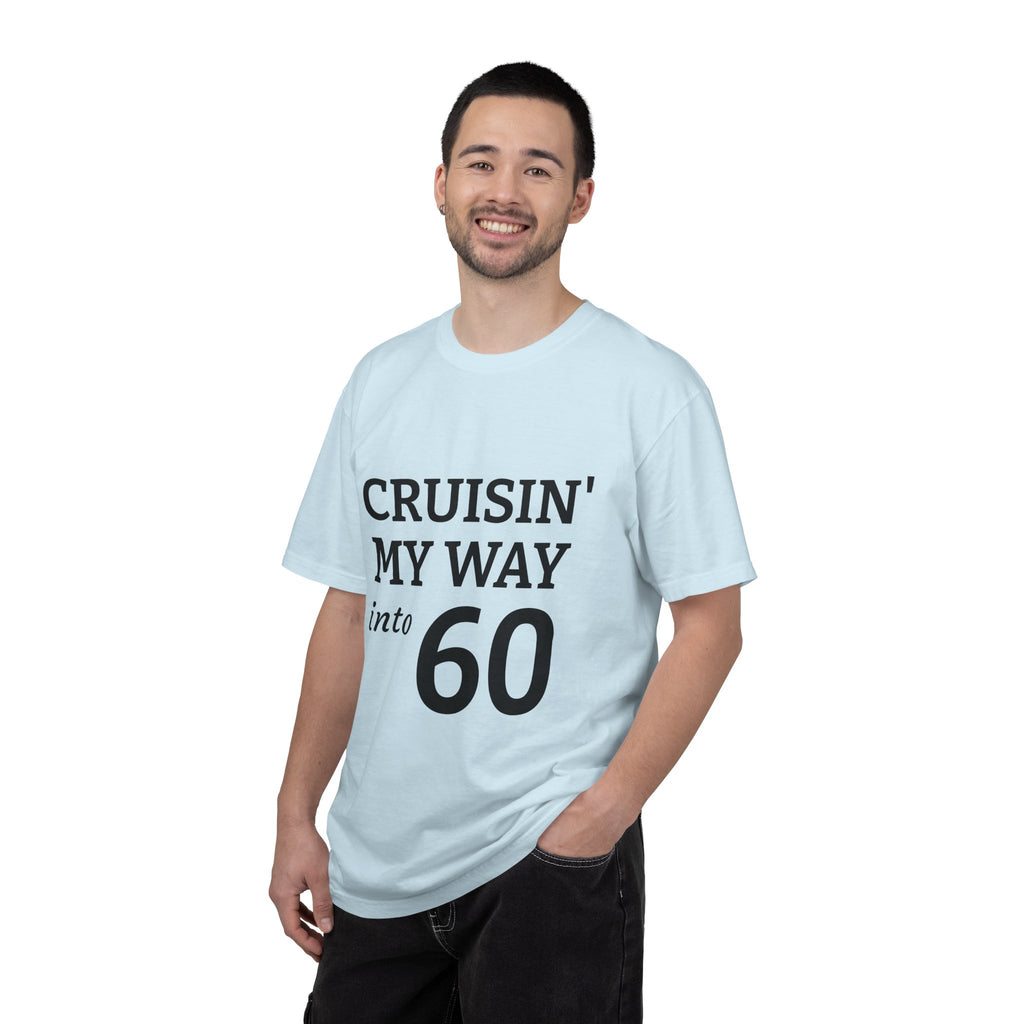 Cruisin' My Way Into 60 T-Shirt — 60th Birthday Gift Tee