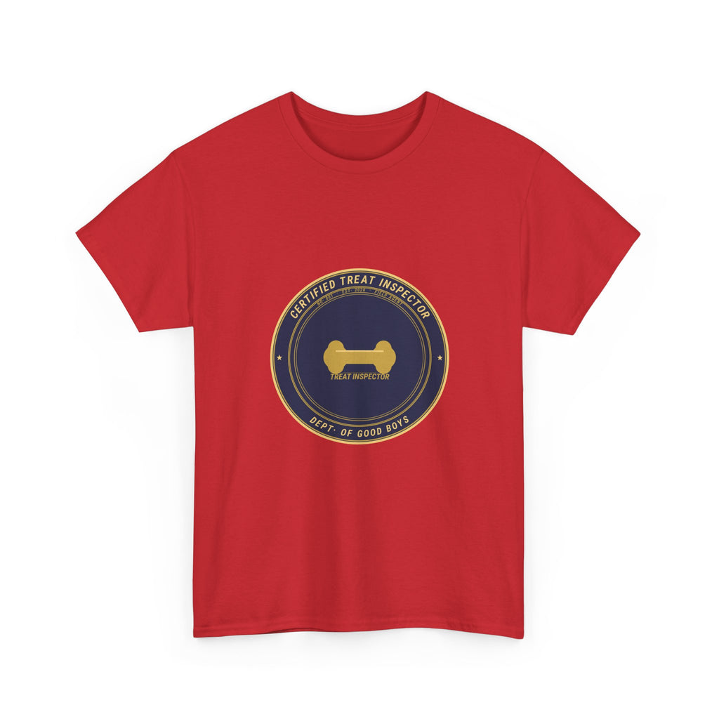 Certified Treat Inspector Dog Tee | Funny Dog Owner Shirt