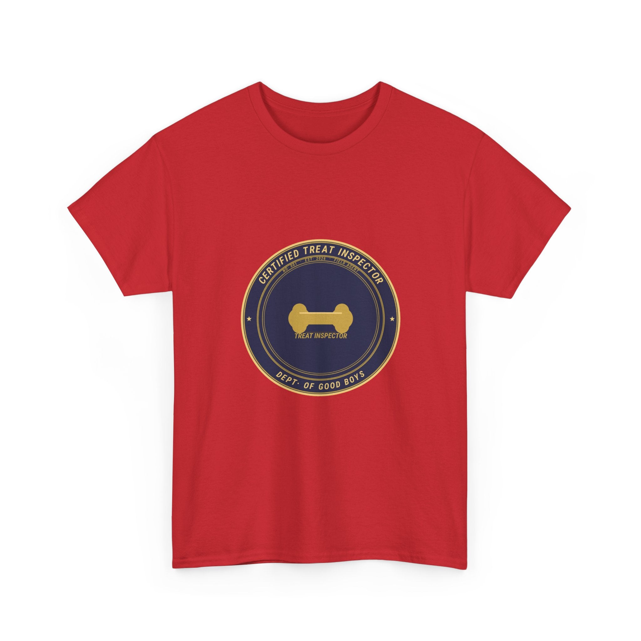 Certified Treat Inspector Dog Tee | Funny Dog Owner Shirt