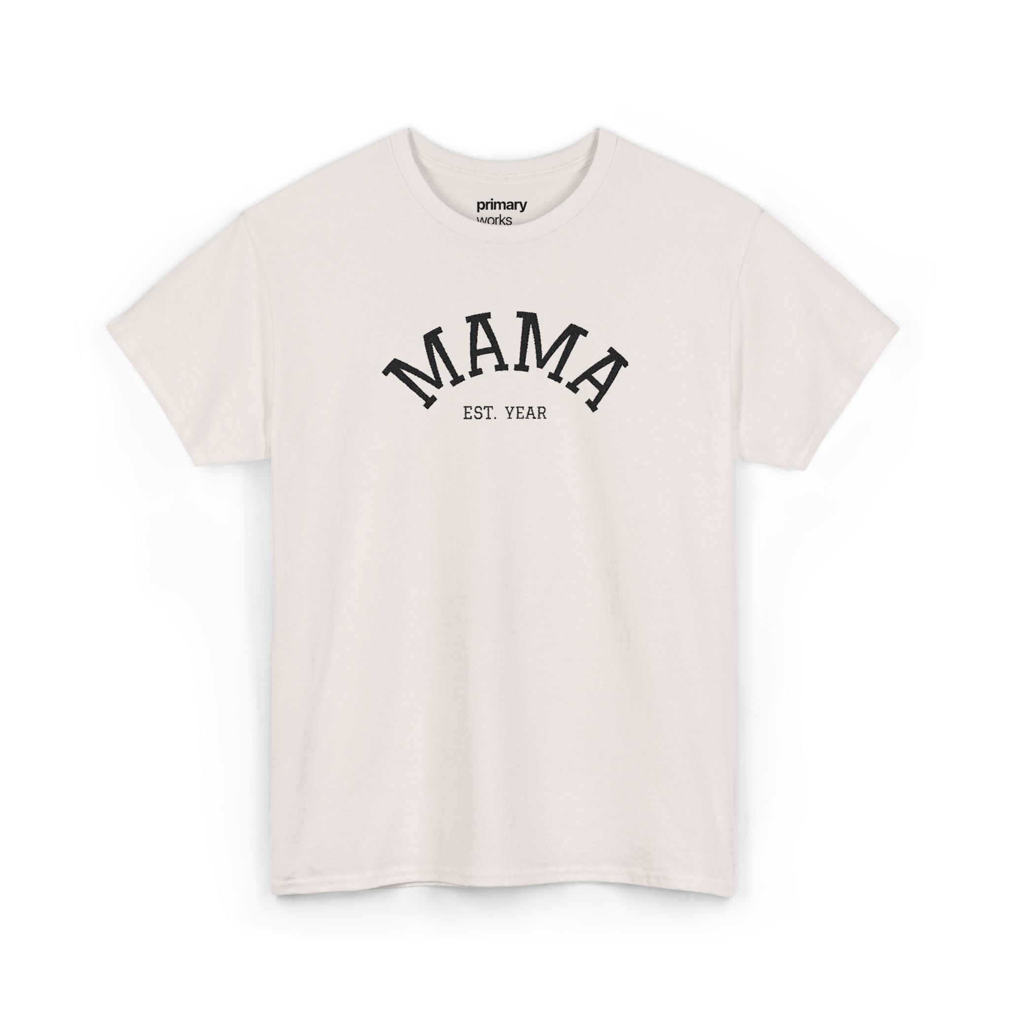 Mama Est. Year T‑Shirt — Vintage Mom Graphic Tee (Custom Year)