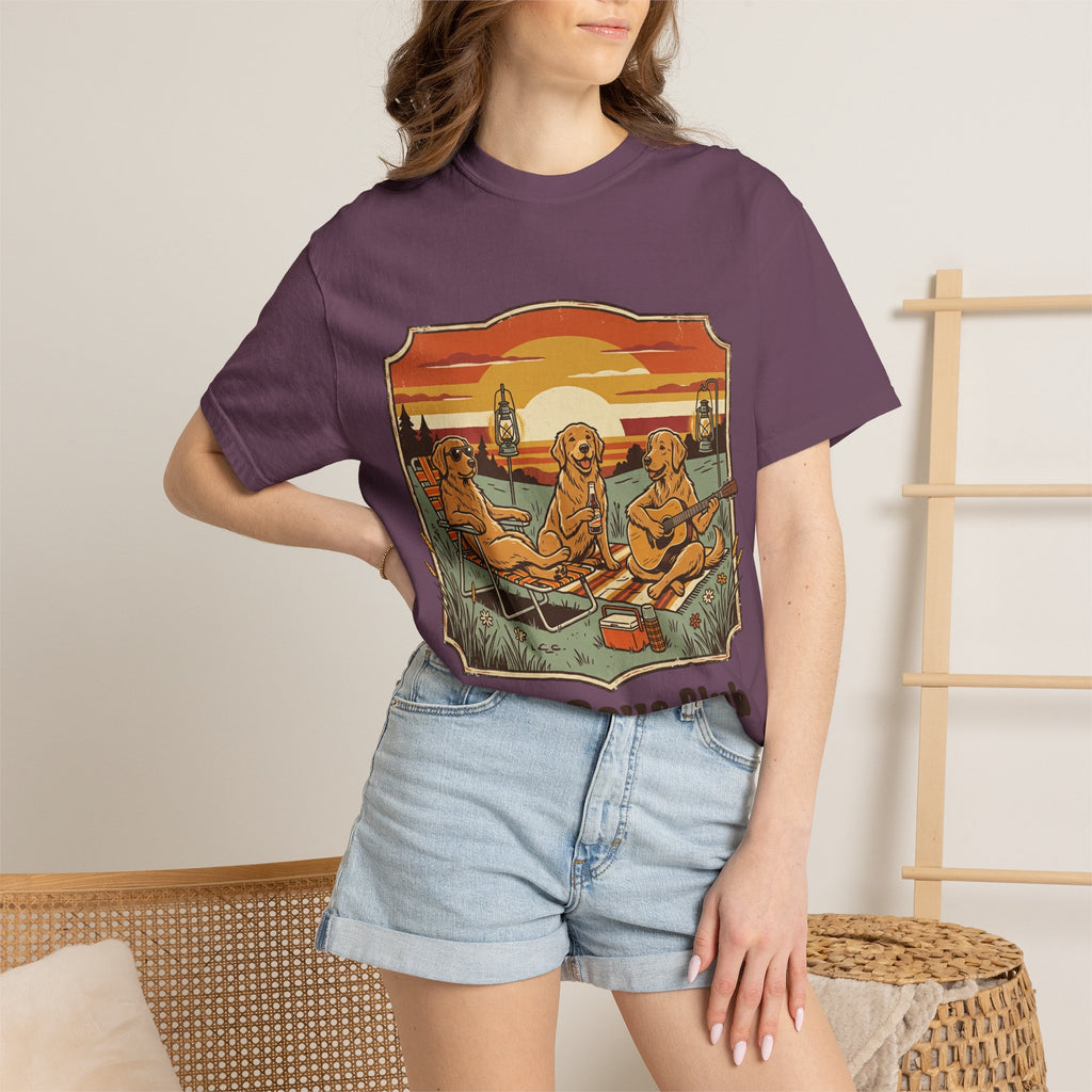 Good Boys Club T-Shirt — Retro Fishing Dogs Graphic Tee
