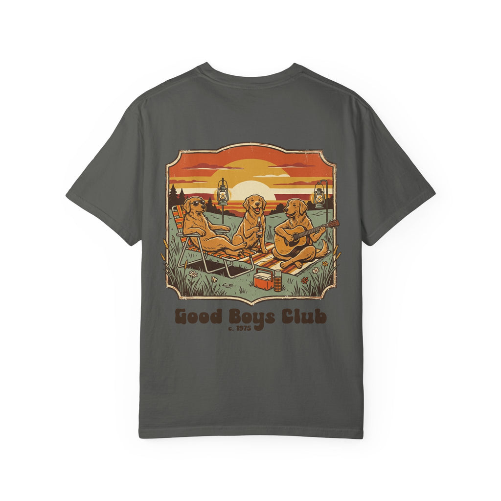 Copy of Good Boys Club T-Shirt — Retro Fishing Dogs Graphic Tee