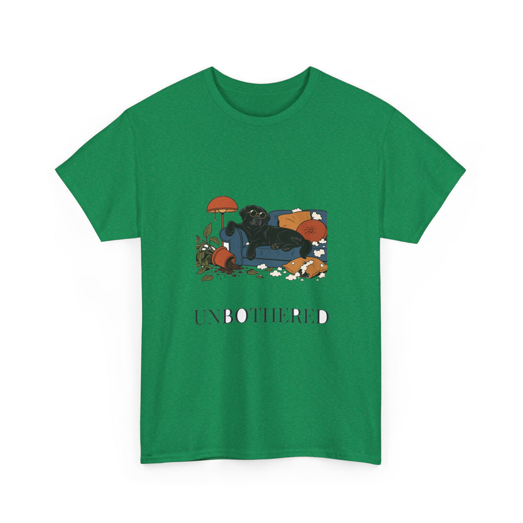 Unbothered Black Lab Tee | Funny Dog Mom Gift