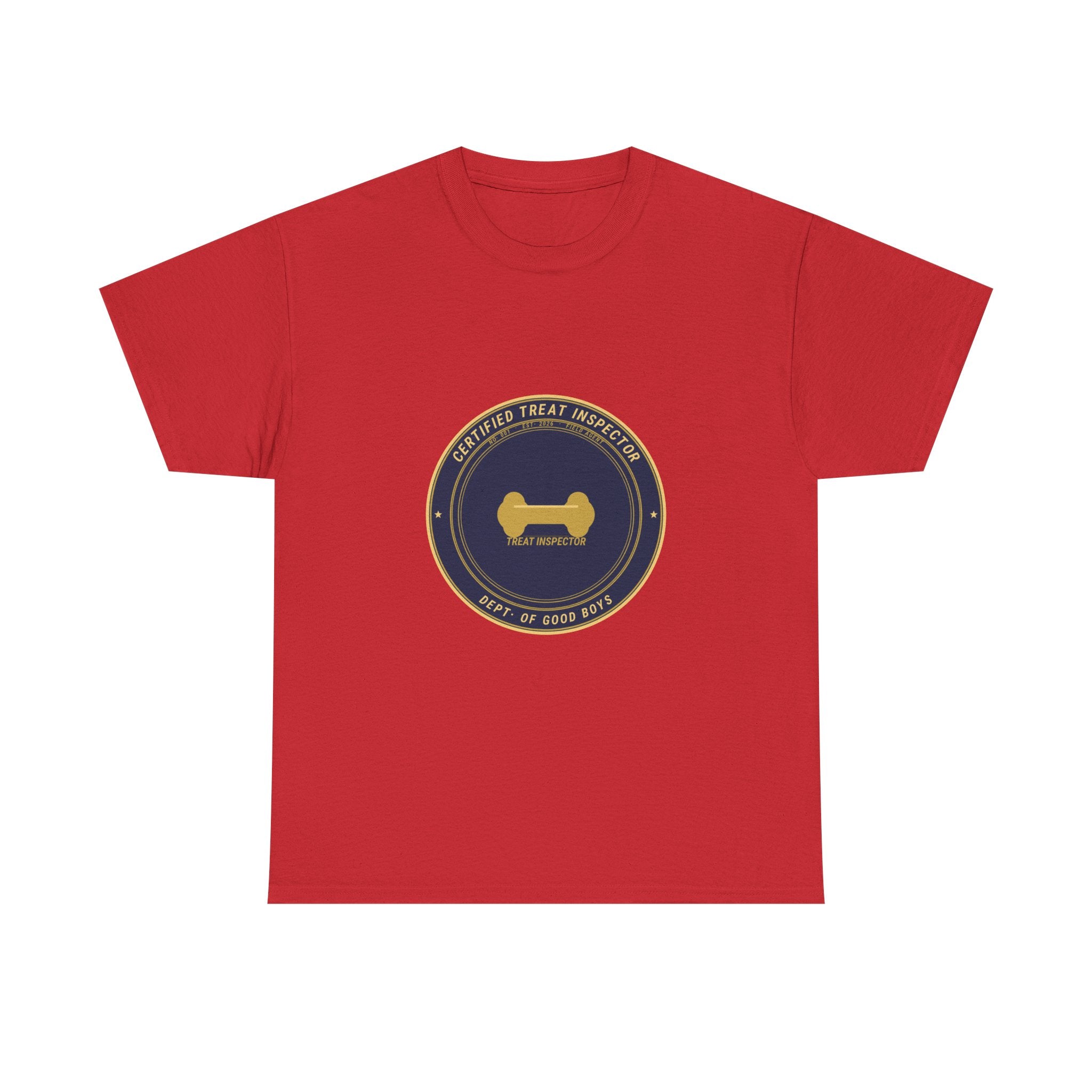 Certified Treat Inspector Dog Tee | Funny Dog Owner Shirt
