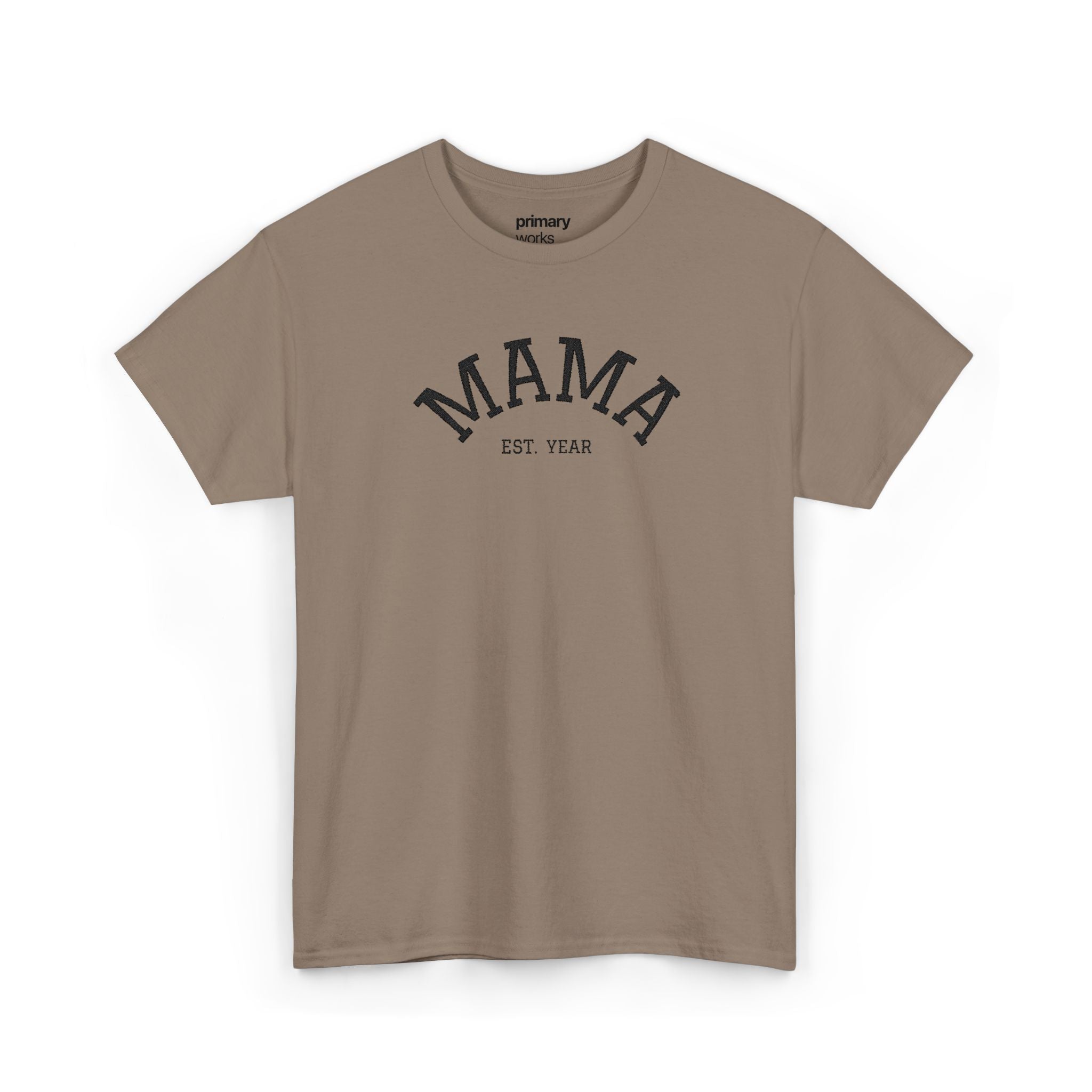 Mama Est. Year T‑Shirt — Vintage Mom Graphic Tee (Custom Year)