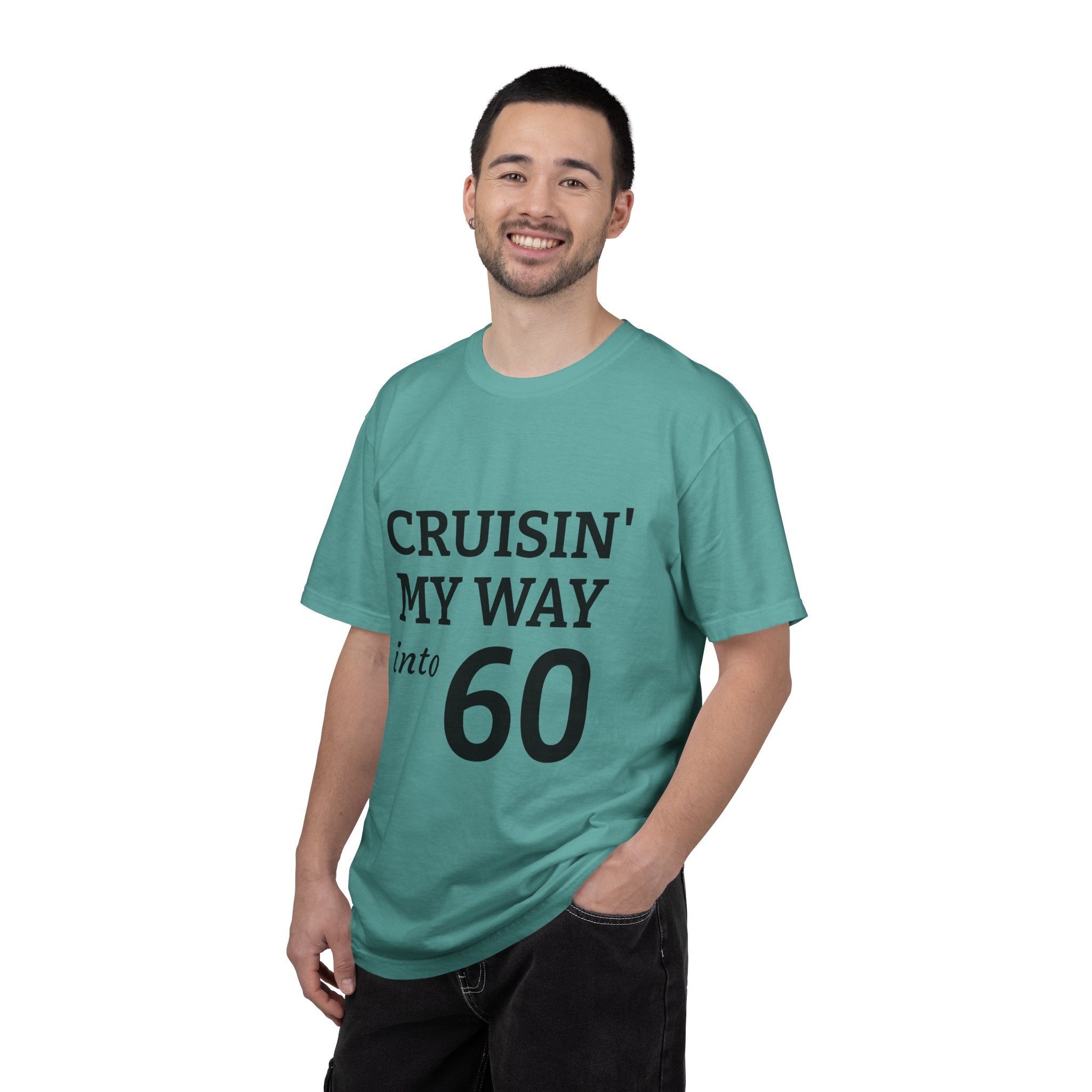Cruisin' My Way Into 60 T-Shirt — 60th Birthday Gift Tee