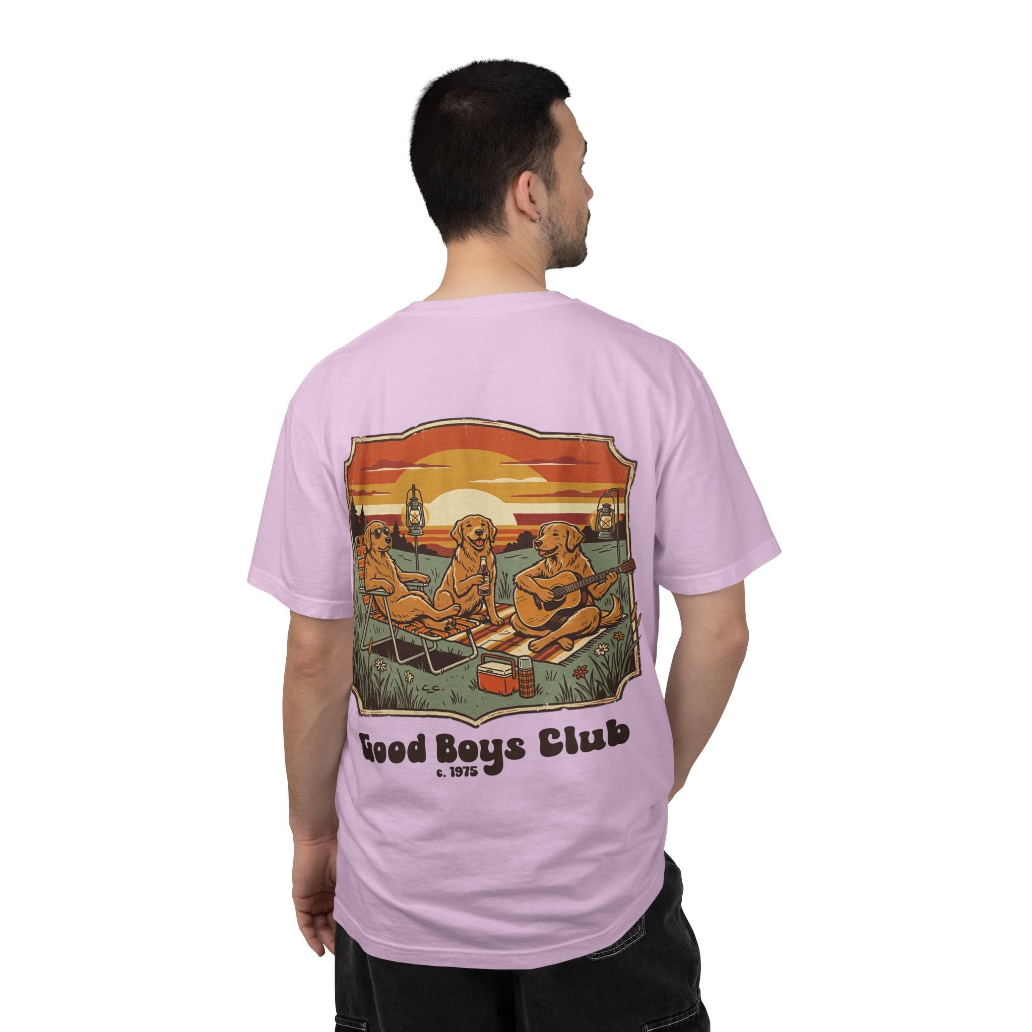 Copy of Good Boys Club T-Shirt — Retro Fishing Dogs Graphic Tee