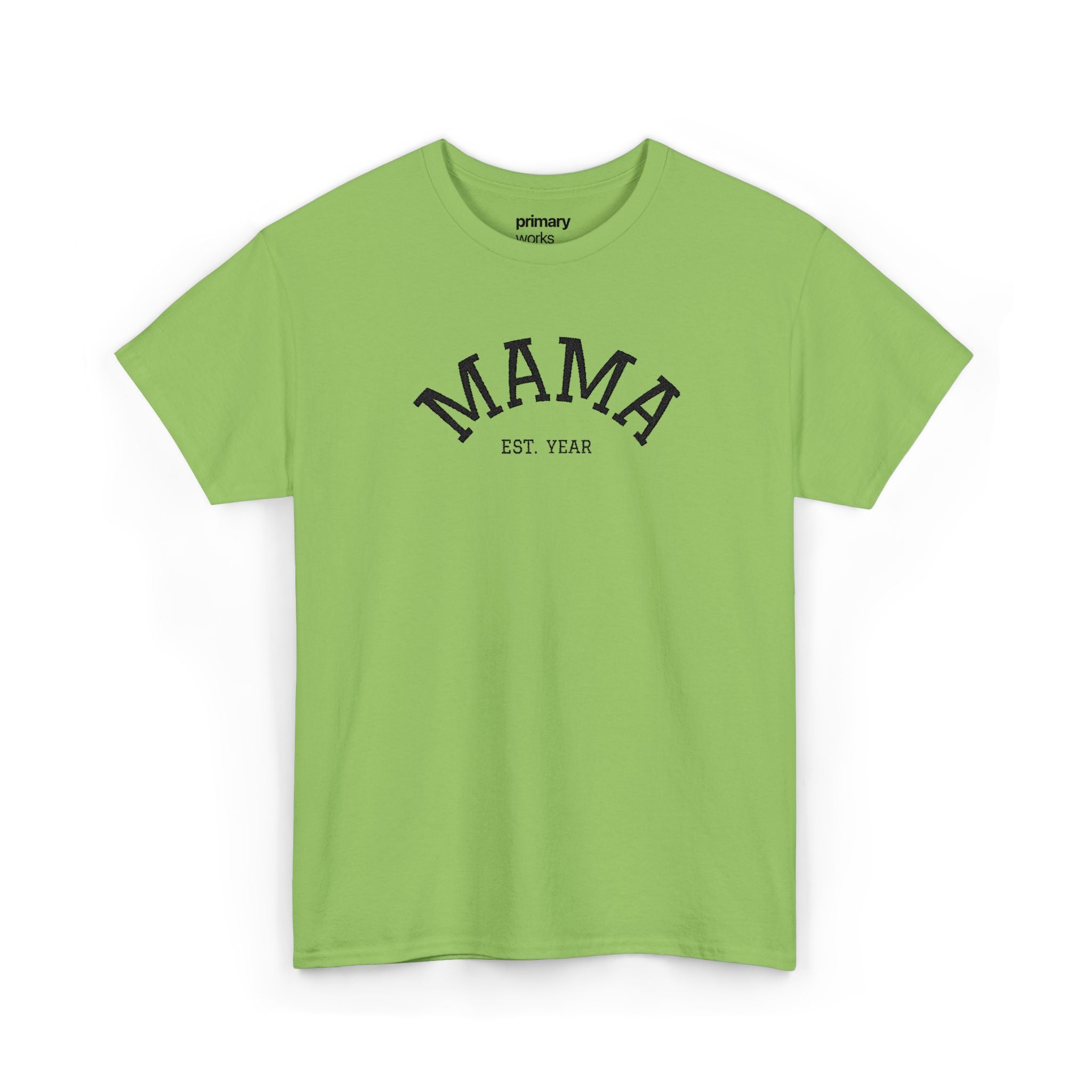 Mama Est. Year T‑Shirt — Vintage Mom Graphic Tee (Custom Year)