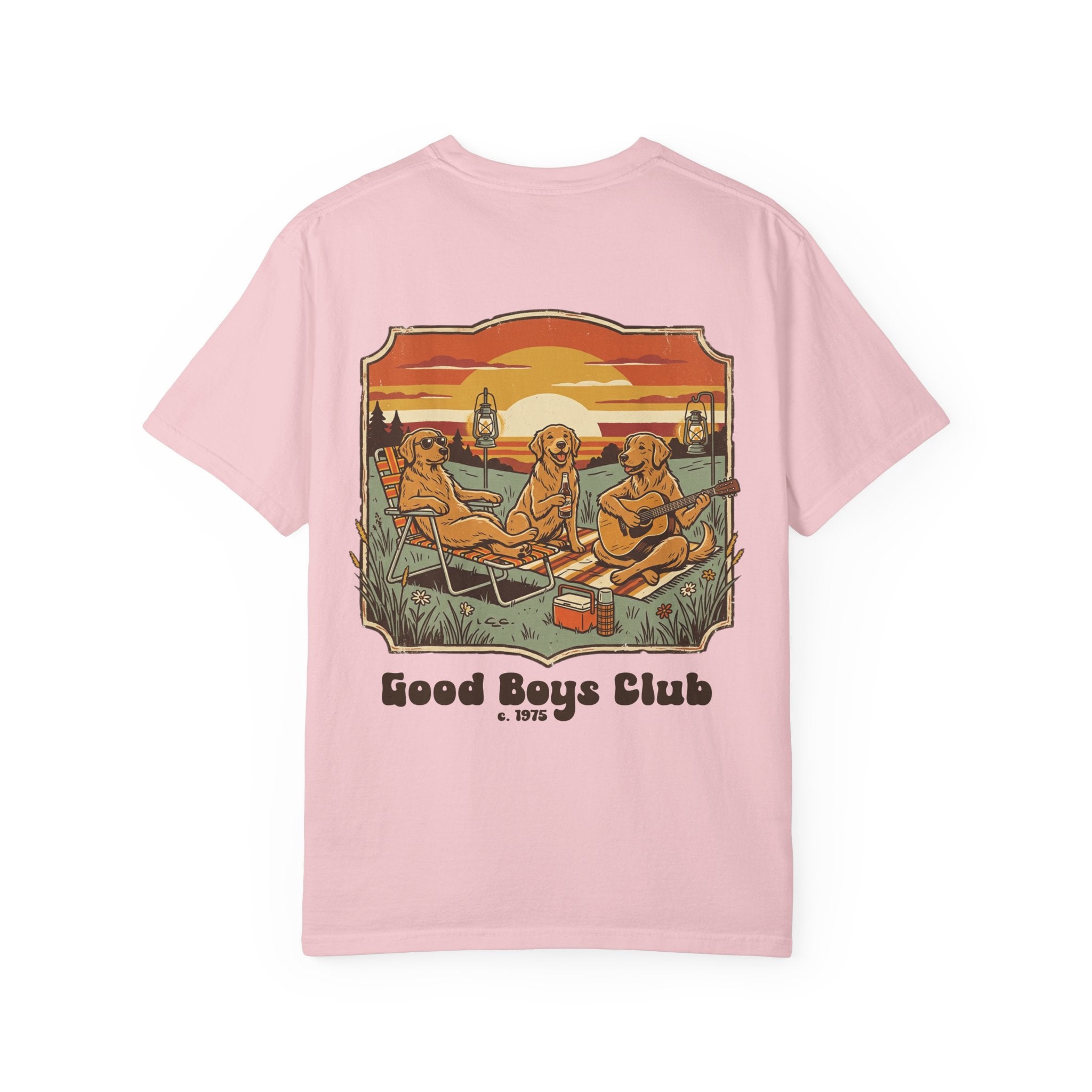 Copy of Good Boys Club T-Shirt — Retro Fishing Dogs Graphic Tee