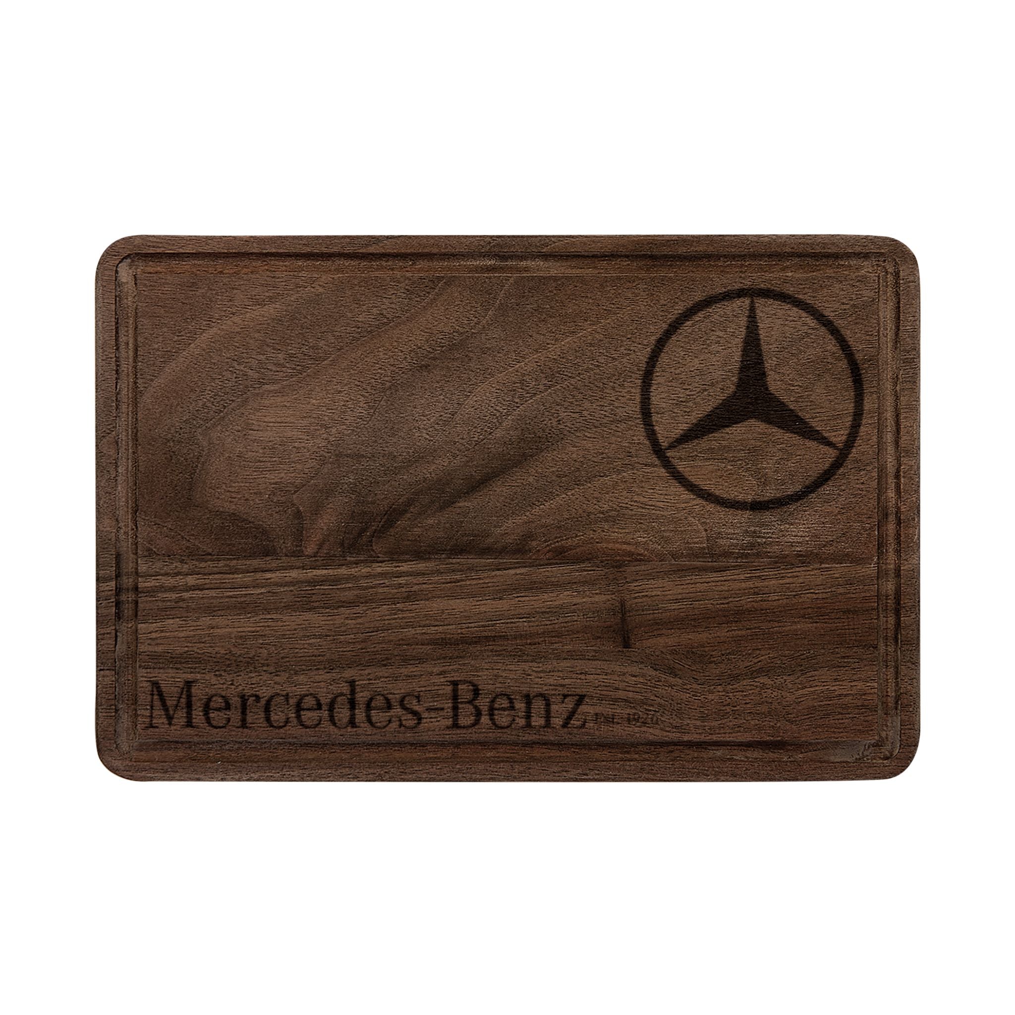 Mercedes Benz engraved Wooden Cutting Board | Personalized Engraving
