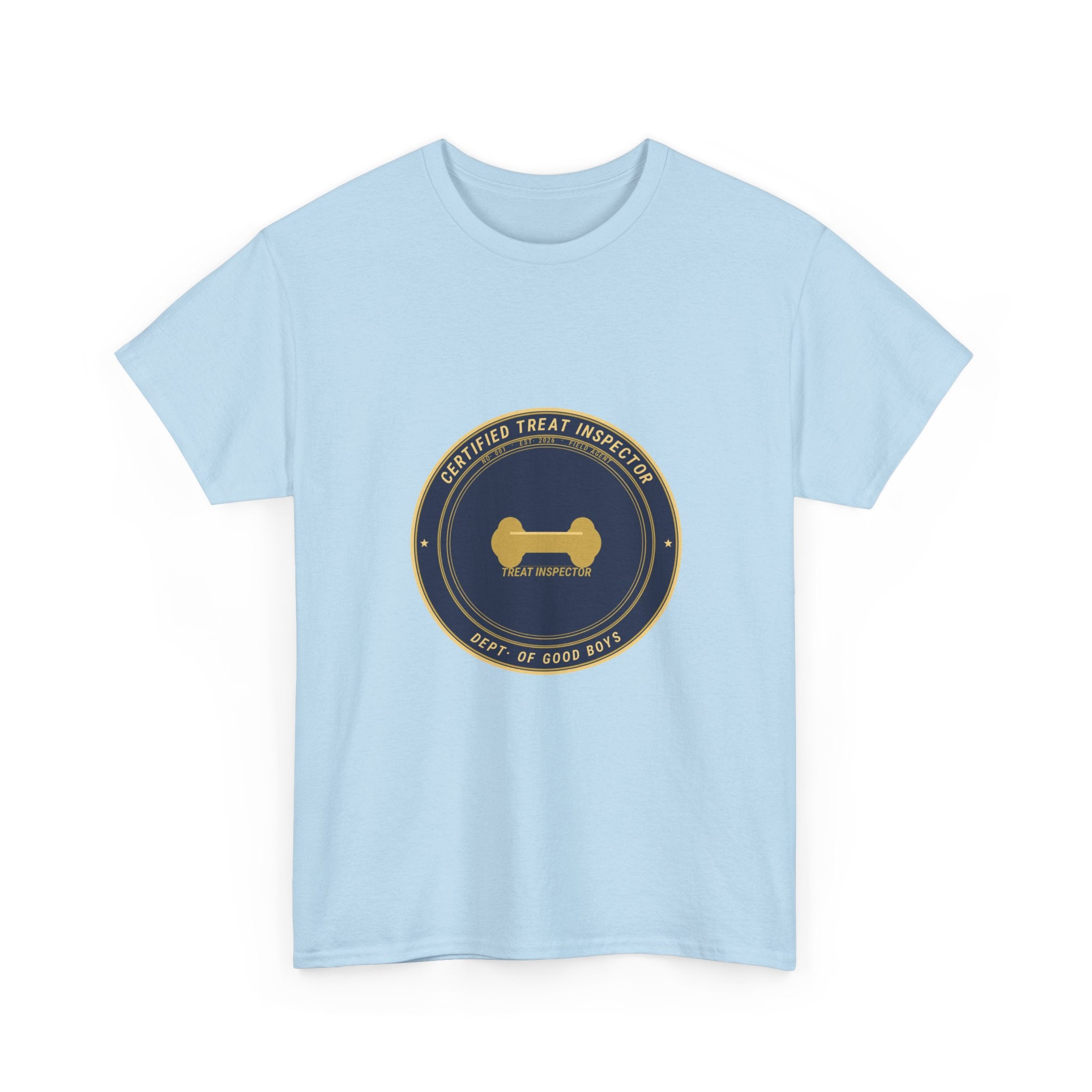 Certified Treat Inspector Dog Tee | Funny Dog Owner Shirt