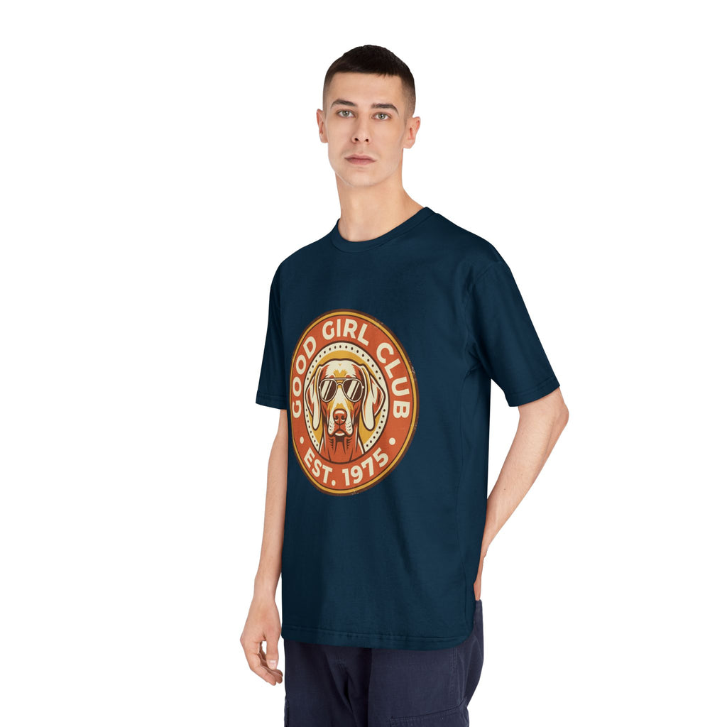 Good Girl Club Dog Emblem T-Shirt | Retro Badge, Established 1975