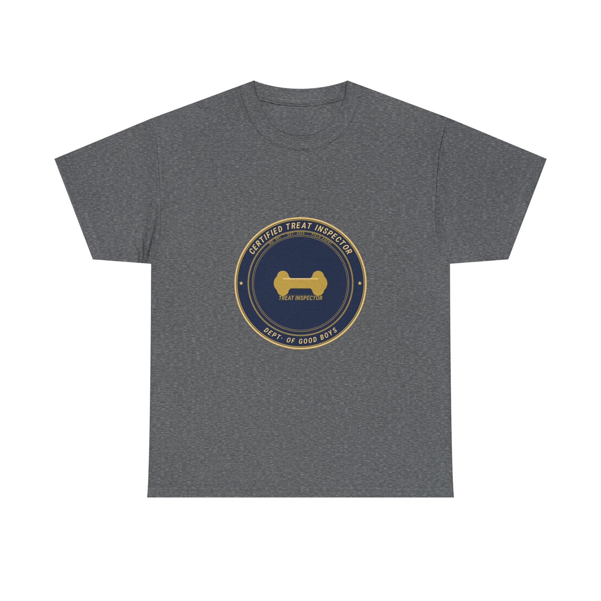 Certified Treat Inspector Dog Tee | Funny Dog Owner Shirt