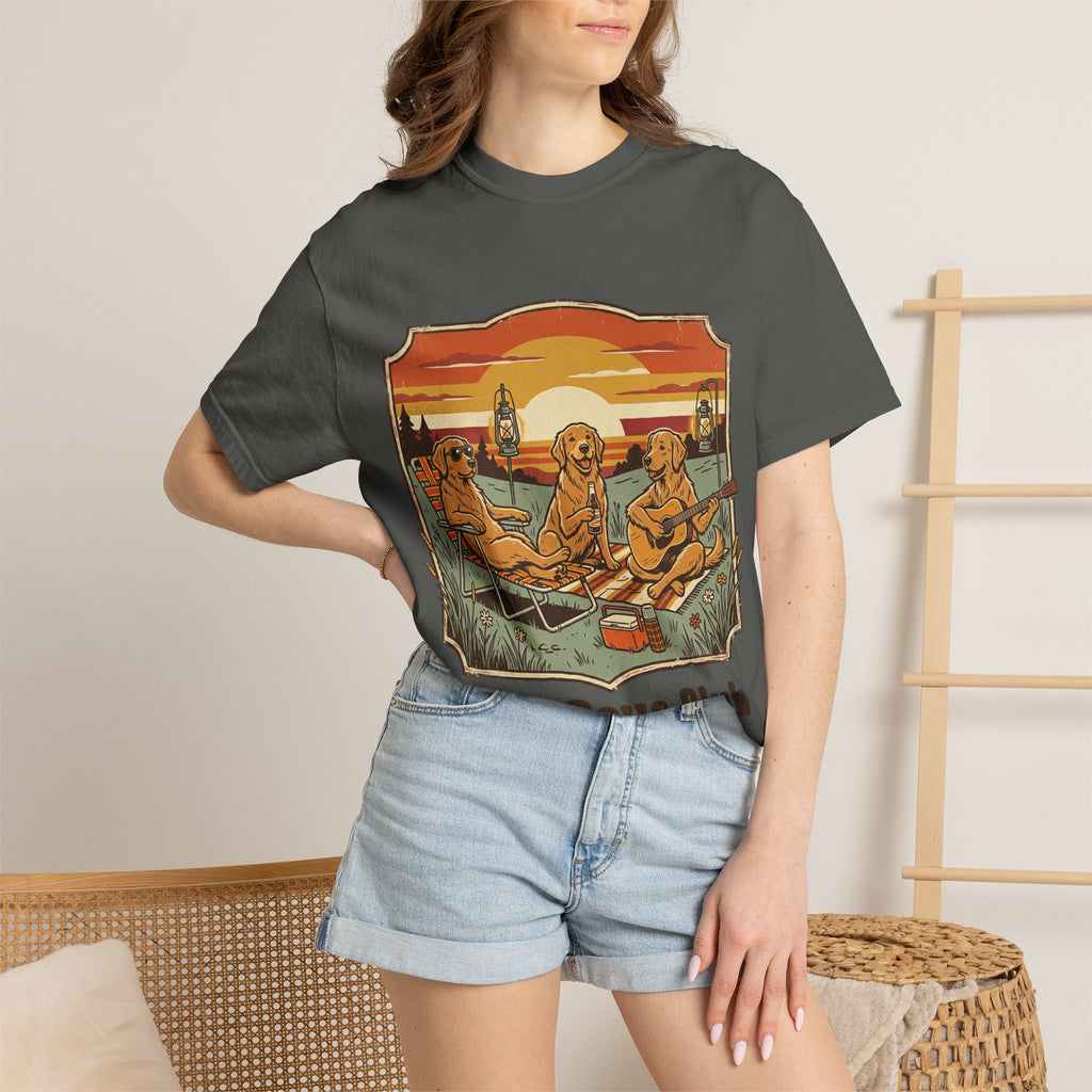 Good Boys Club T-Shirt — Retro Fishing Dogs Graphic Tee