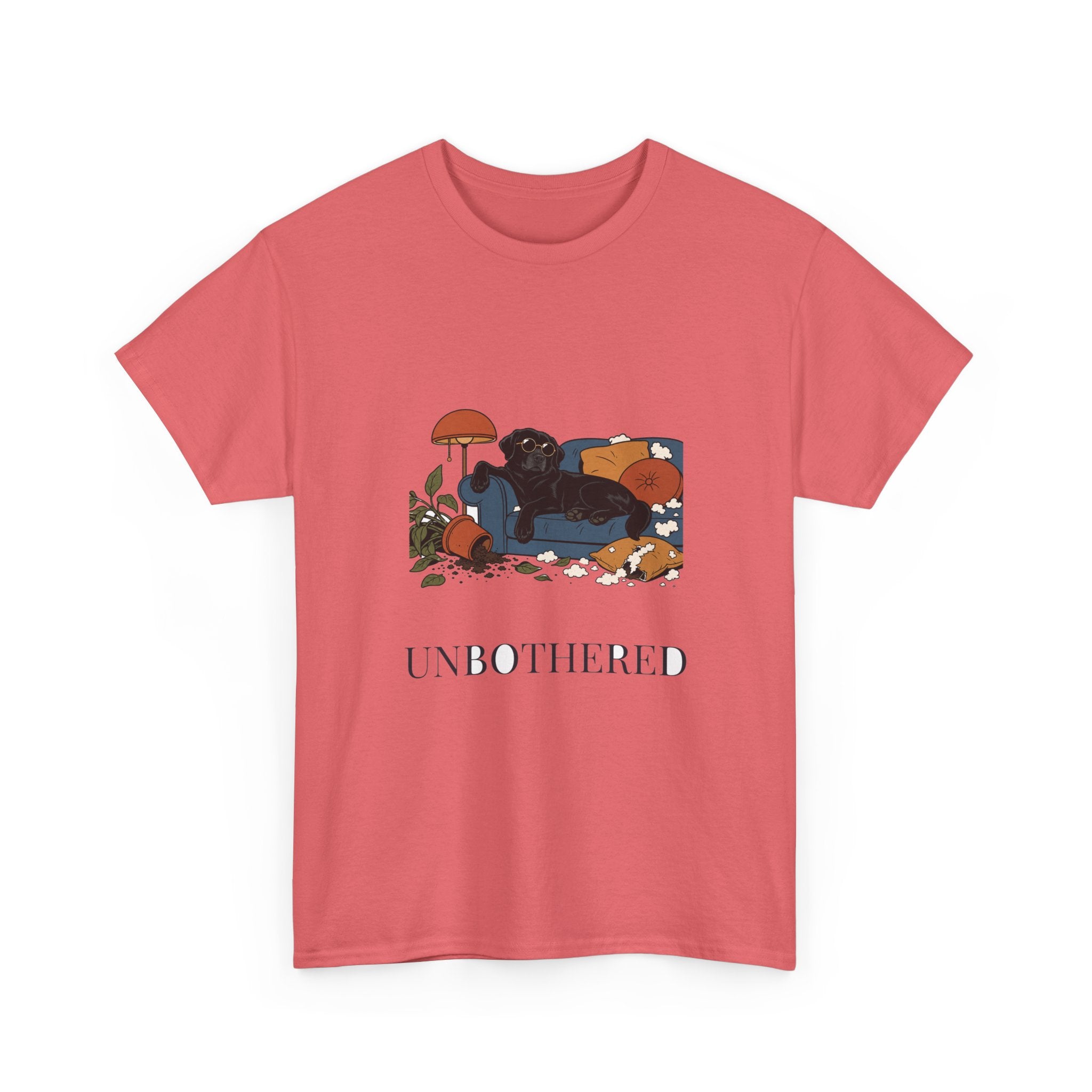 Unbothered Black Lab Tee | Funny Dog Mom Gift