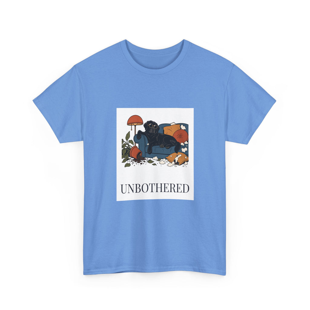 Unbothered Black Lab Tee | Funny Dog Mom Gift