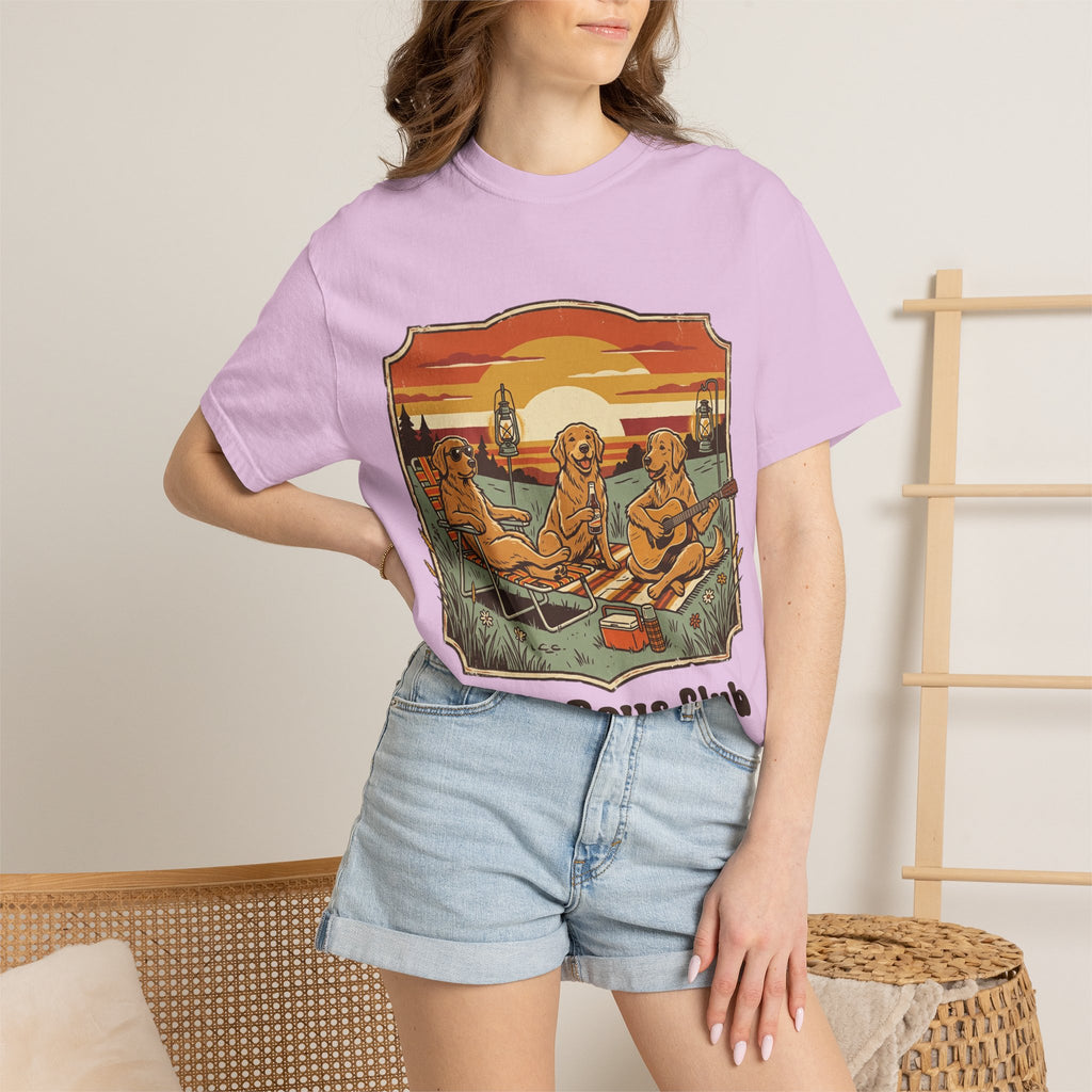 Good Boys Club T-Shirt — Retro Fishing Dogs Graphic Tee