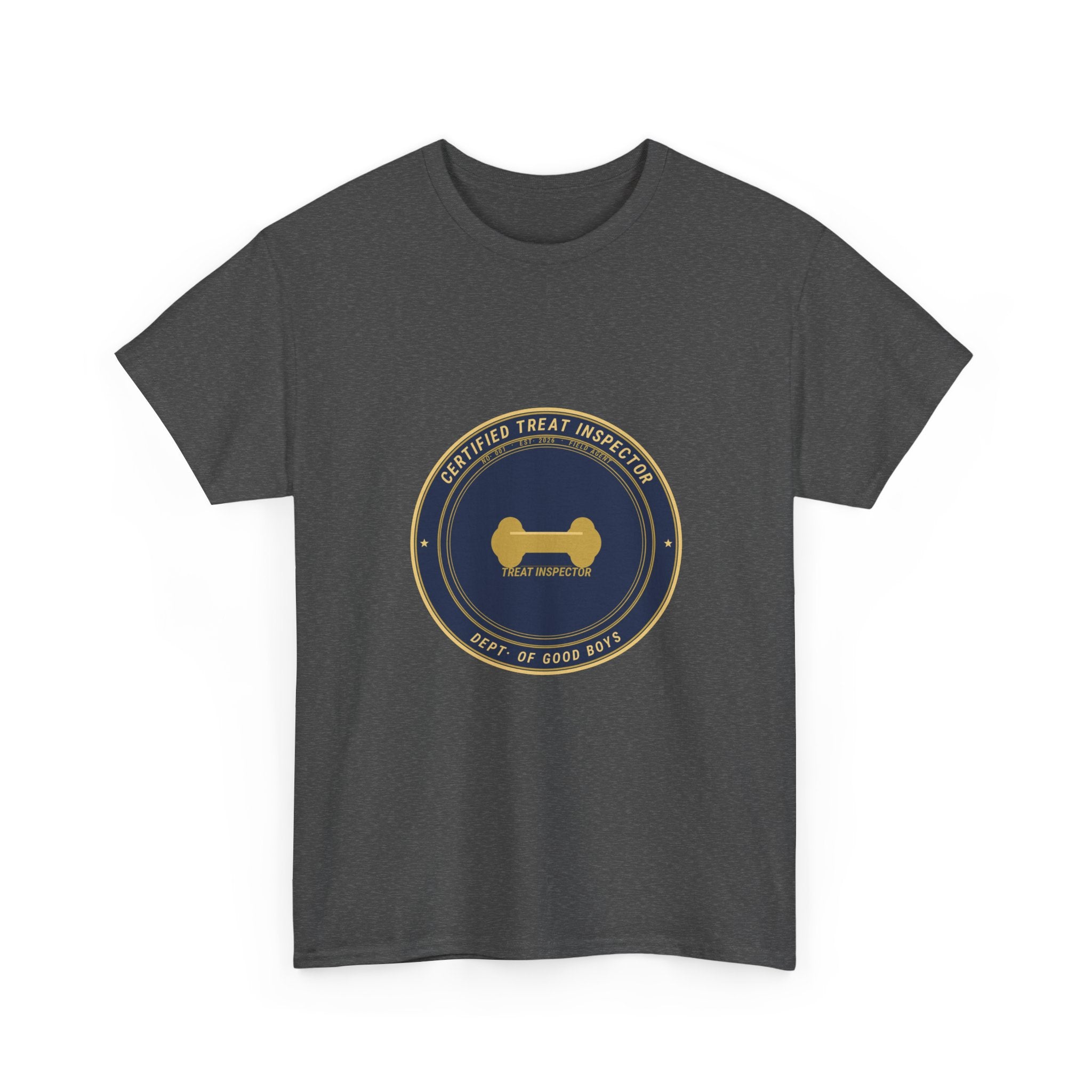 Certified Treat Inspector Dog Tee | Funny Dog Owner Shirt