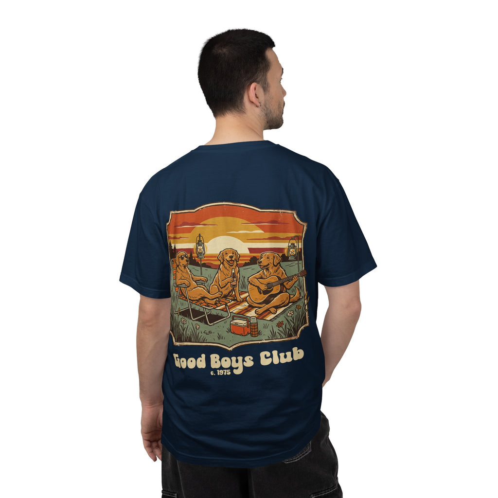 Copy of Good Boys Club T-Shirt — Retro Fishing Dogs Graphic Tee