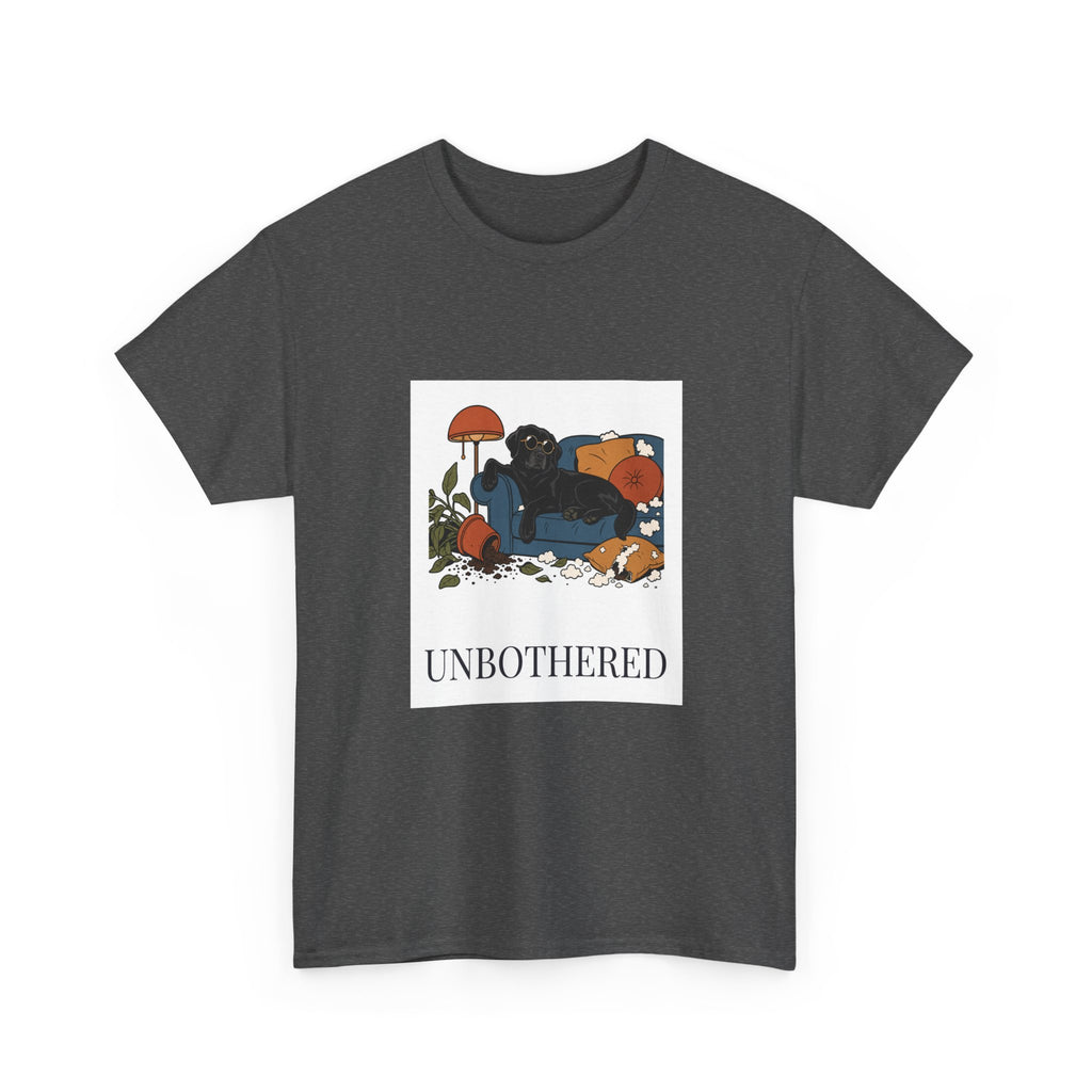 Unbothered Black Lab Tee | Funny Dog Mom Gift