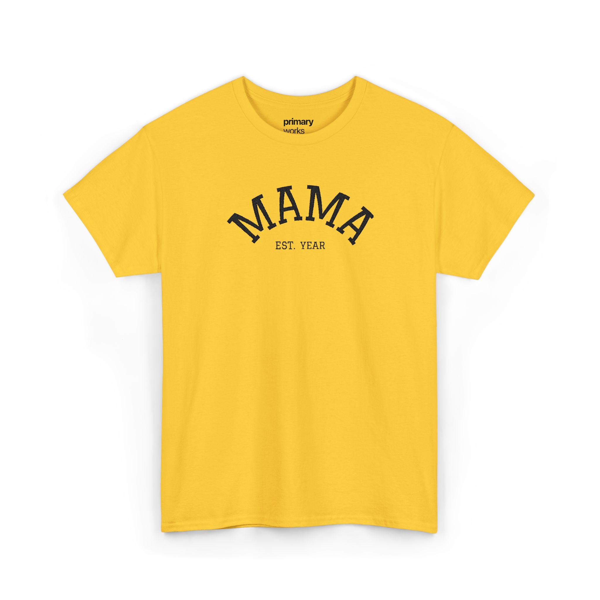 Mama Est. Year T‑Shirt — Vintage Mom Graphic Tee (Custom Year)