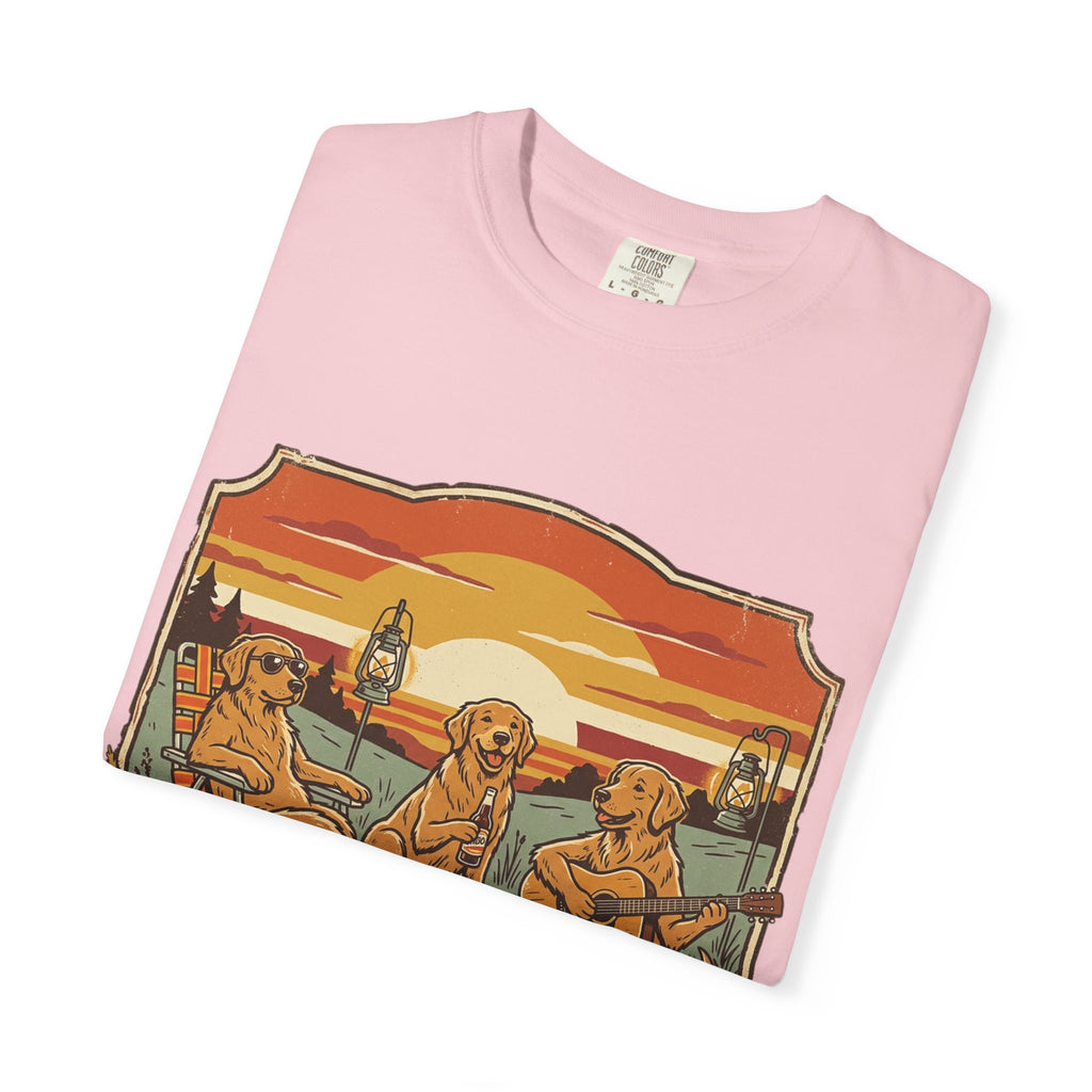 Good Boys Club T-Shirt — Retro Fishing Dogs Graphic Tee