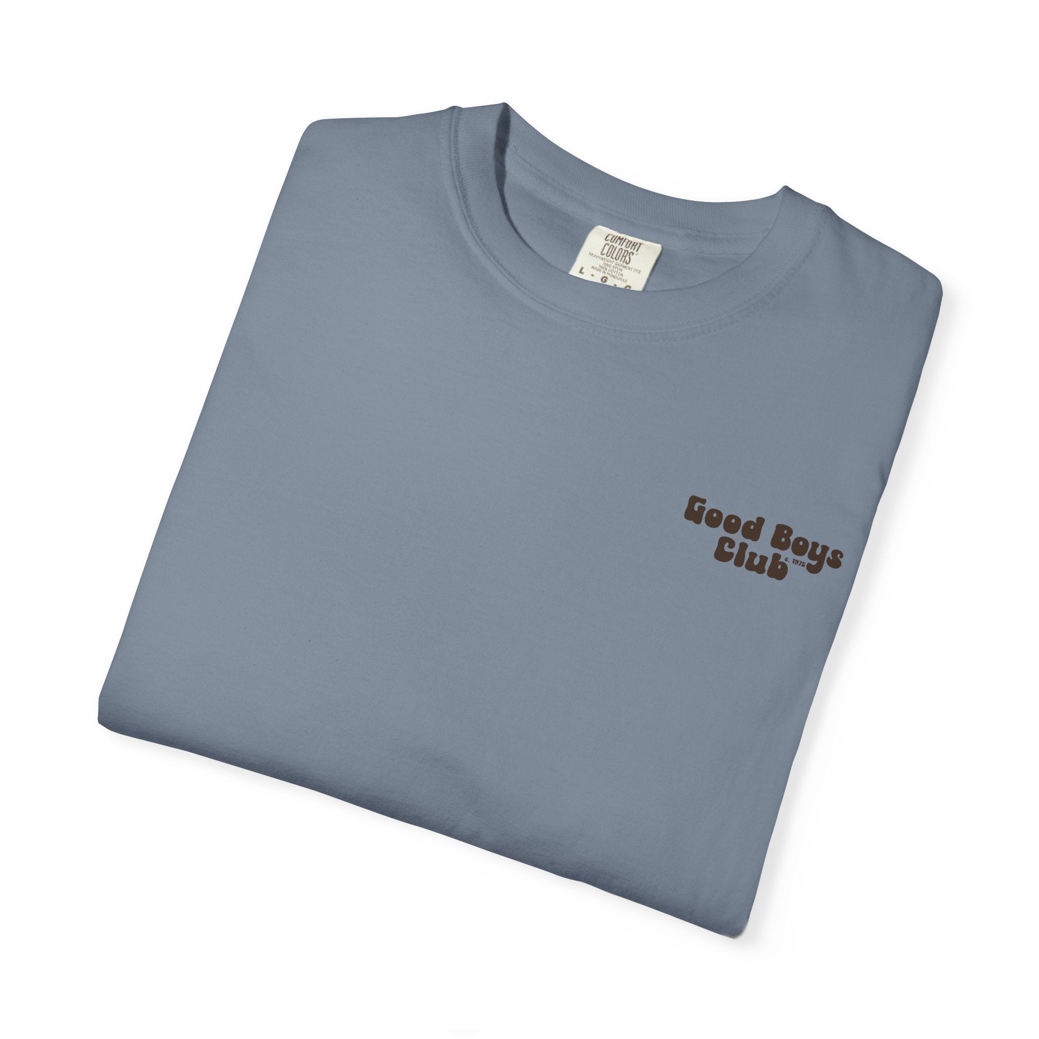 Good Boys Club T-Shirt — Retro Dogs Guitar Beach Graphic