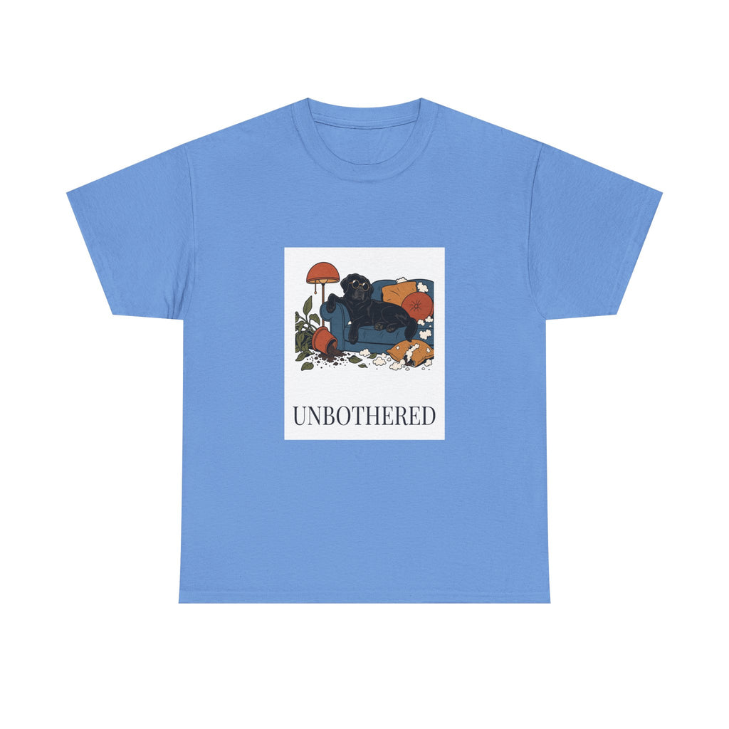 Unbothered Black Lab Tee | Funny Dog Mom Gift