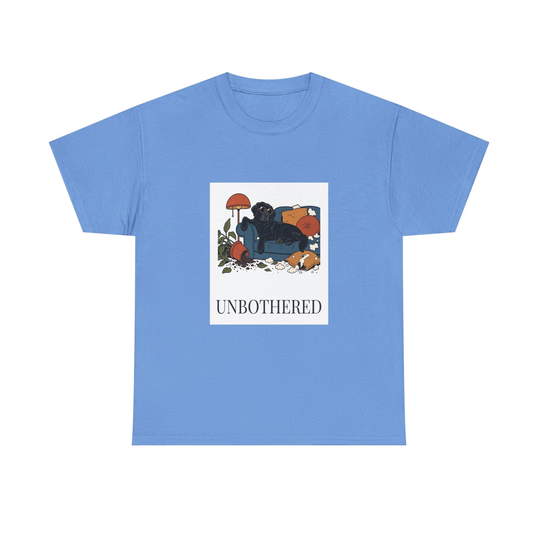 Unbothered Black Lab Tee | Funny Dog Mom Gift