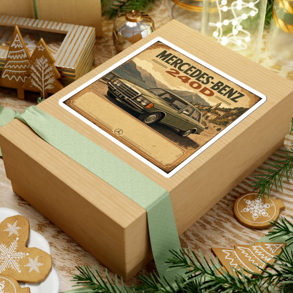 240D Retro Poster Sticker