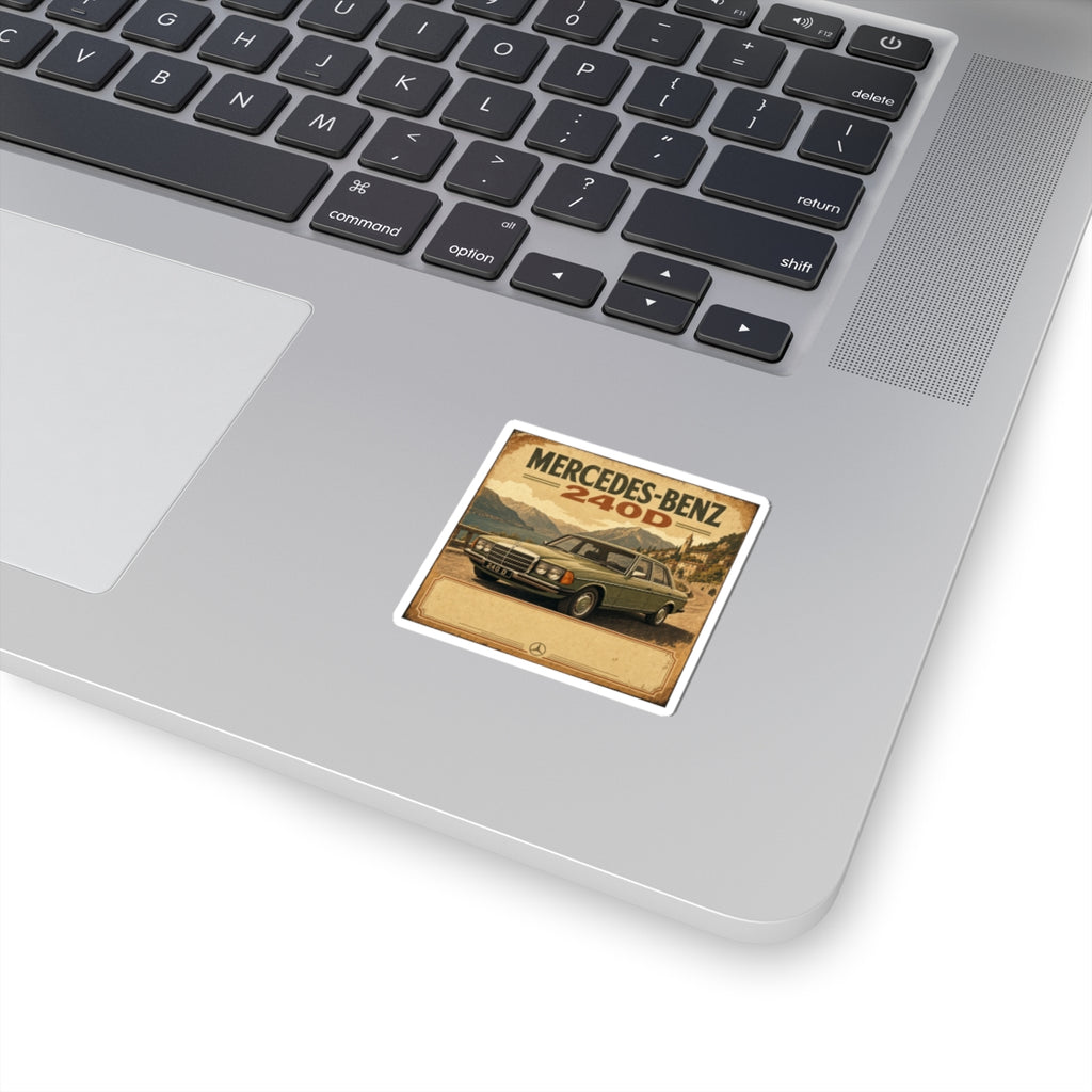 240D Retro Poster Sticker