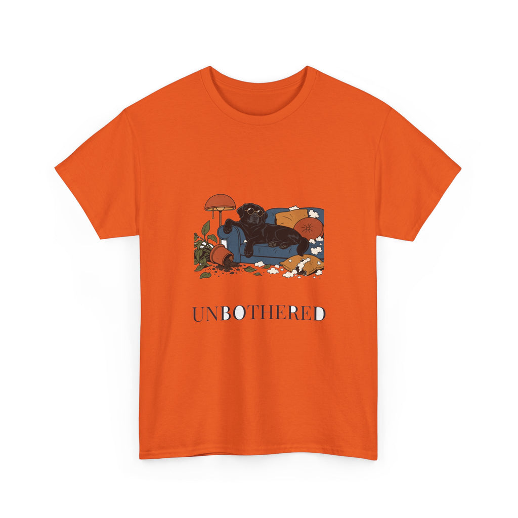 Unbothered Black Lab Tee | Funny Dog Mom Gift