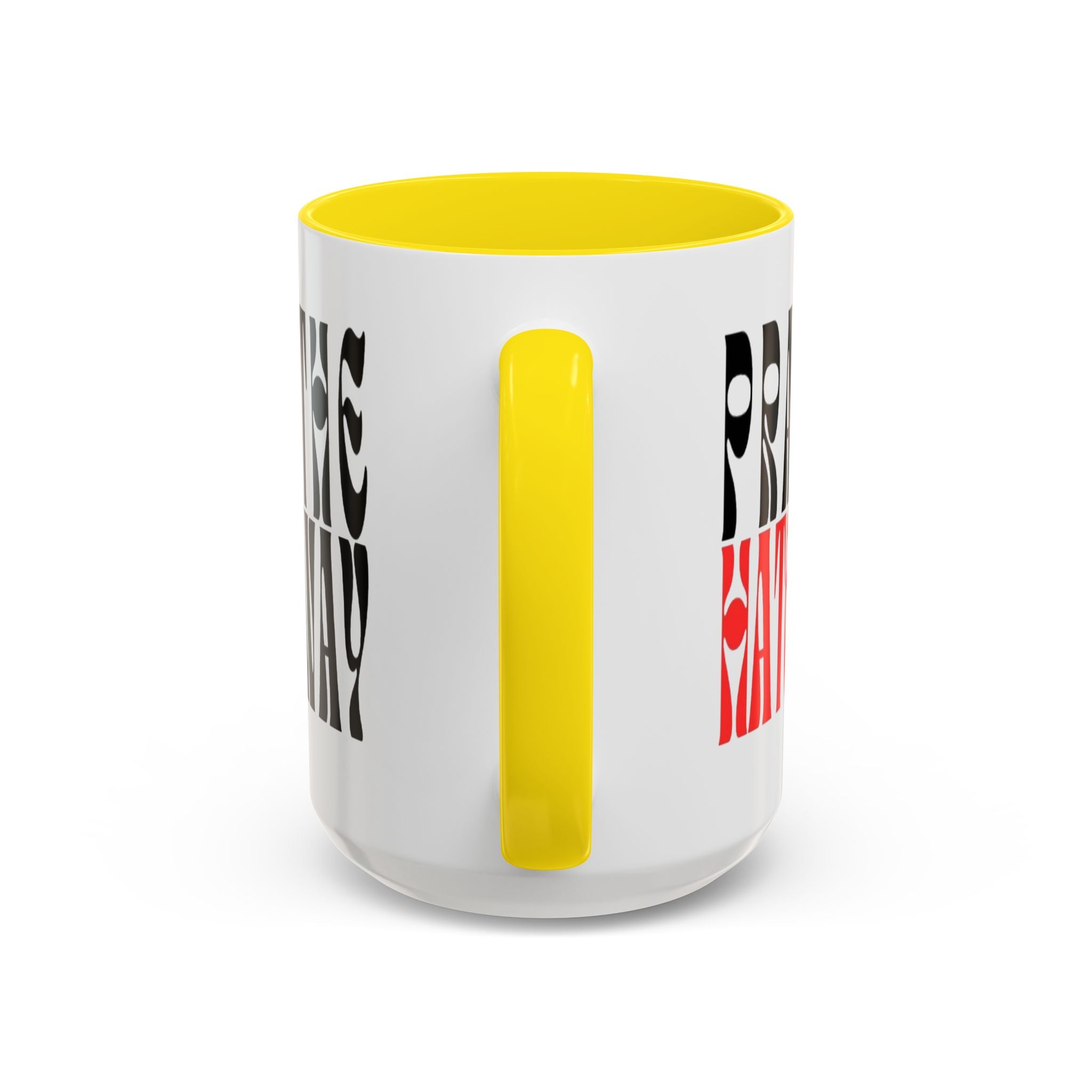 Pray The Hate Away Rainbow Accent Coffee Mug — LGBTQ+ Pride Message 11/15oz