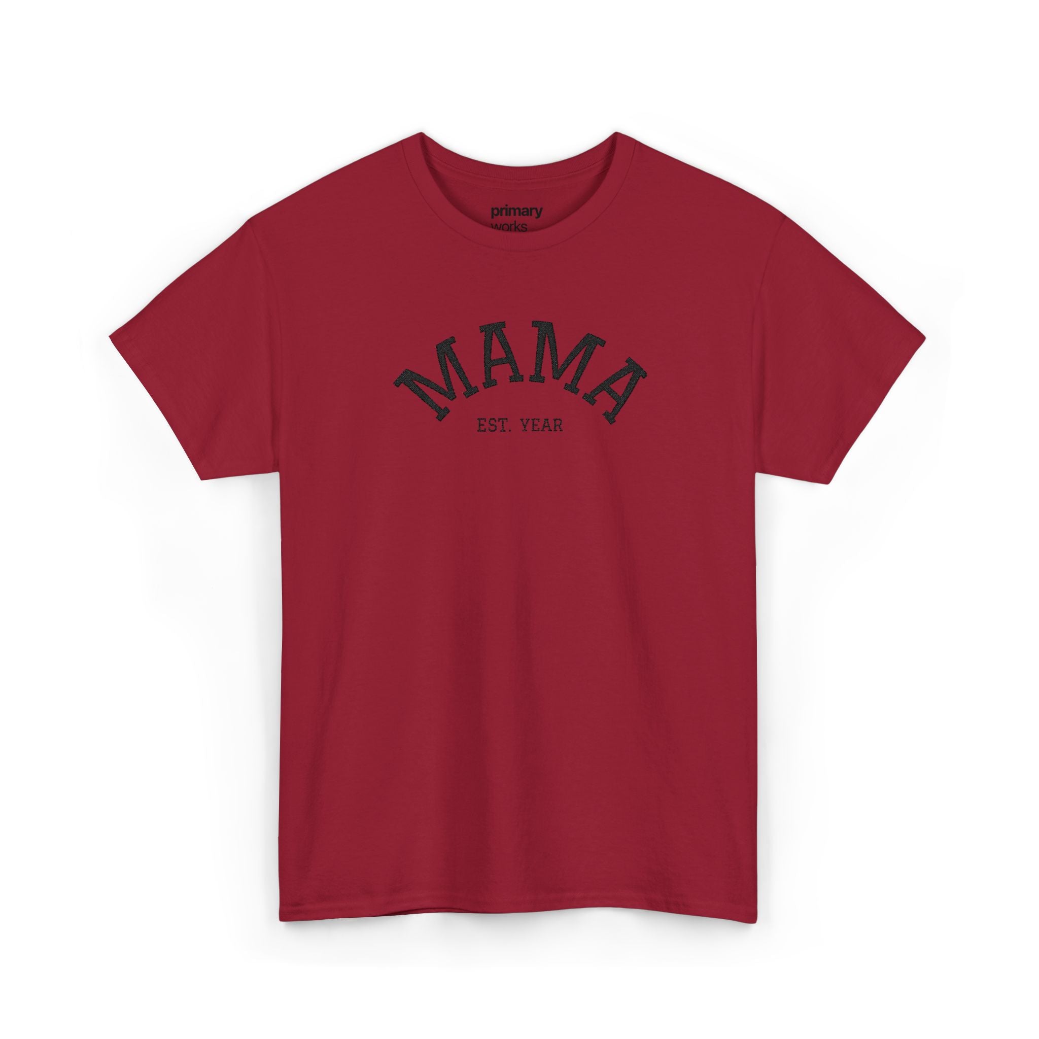 Mama Est. Year T‑Shirt — Vintage Mom Graphic Tee (Custom Year)