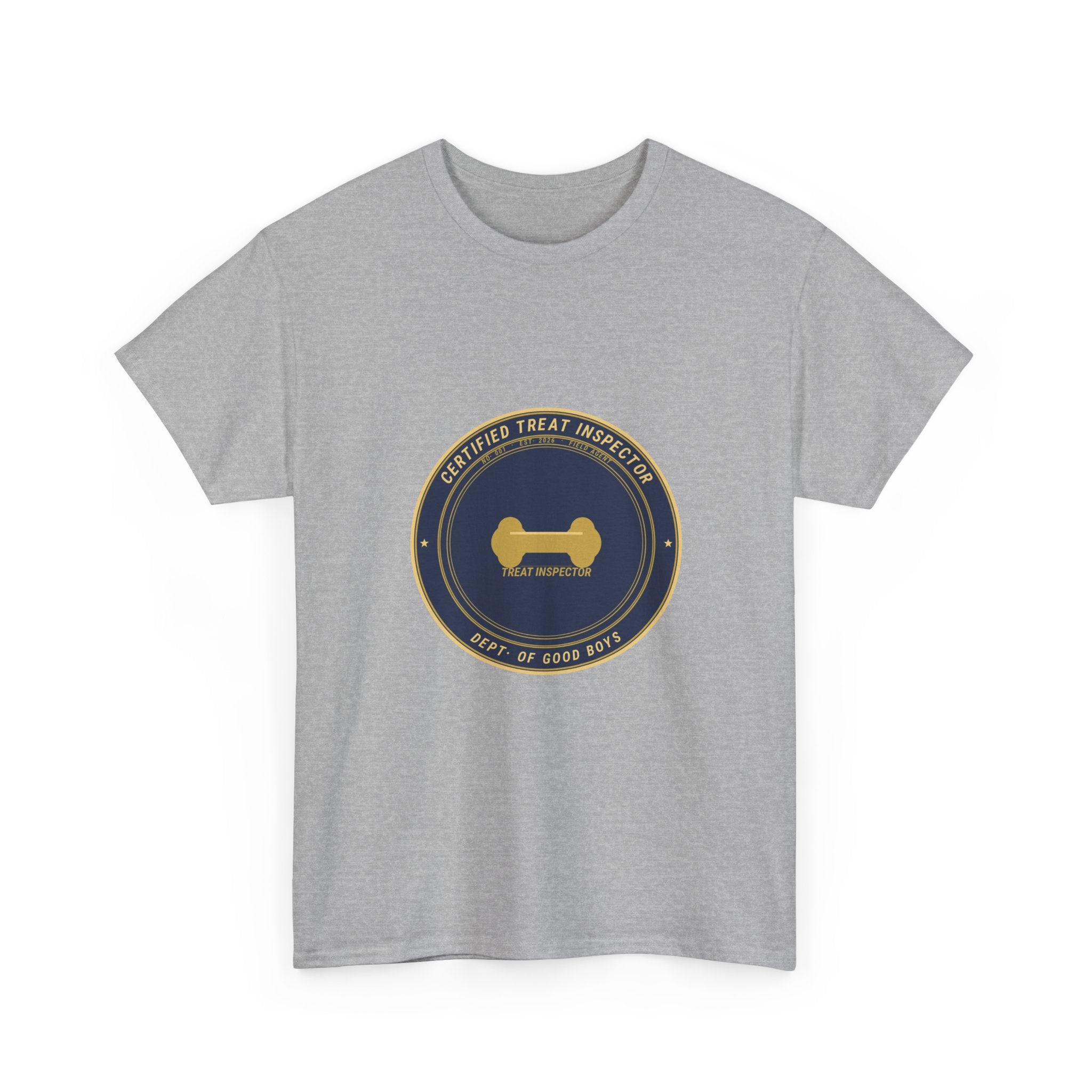 Certified Treat Inspector Dog Tee | Funny Dog Owner Shirt