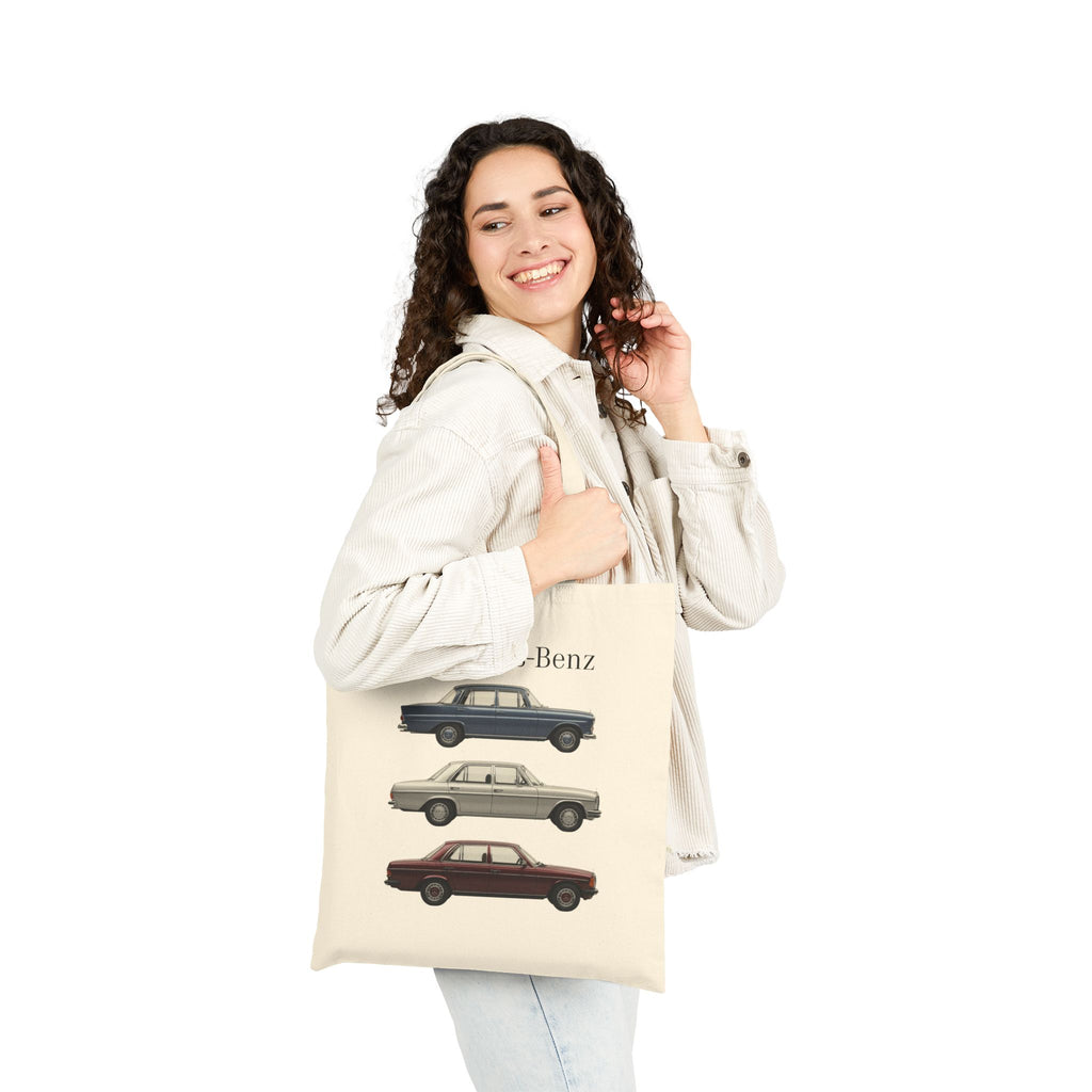 Vintage Mercedes-Benz Cars Tote Bag | Classic Car Illustration