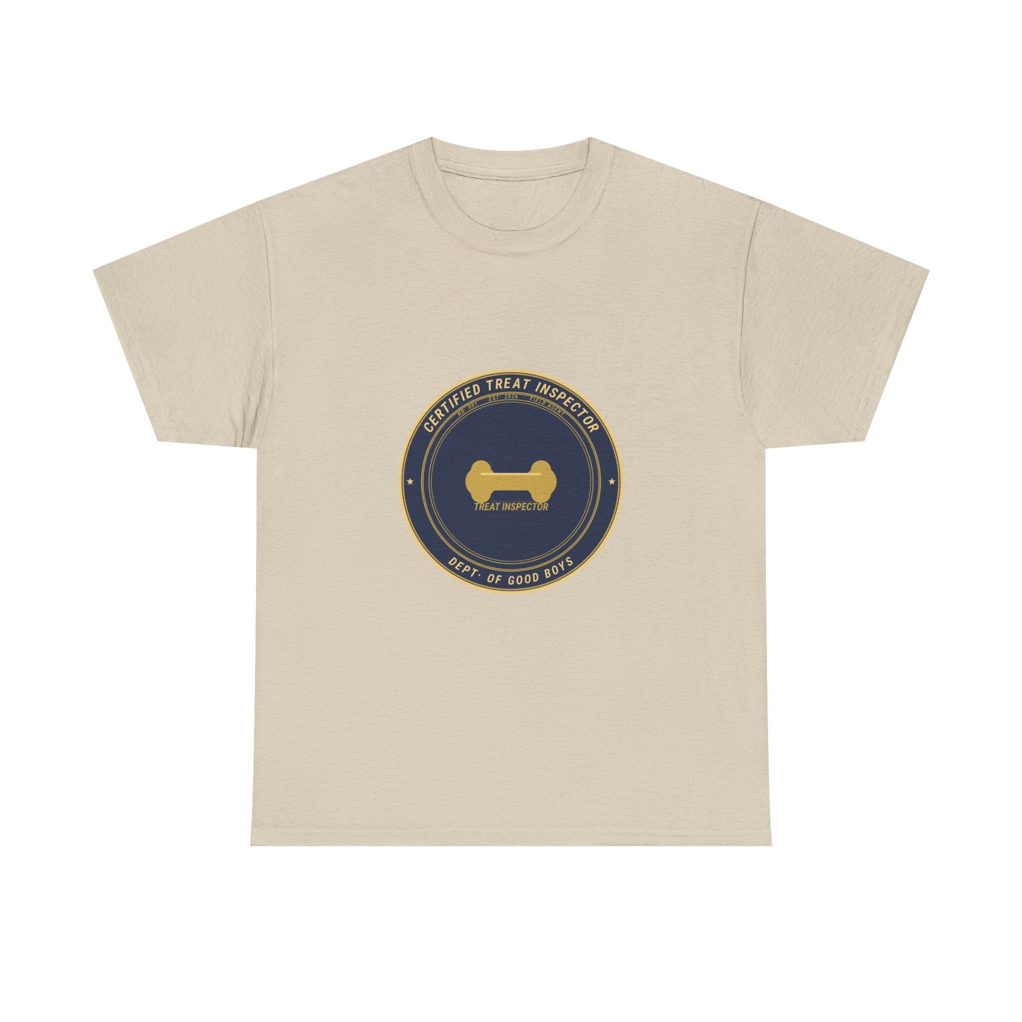 Certified Treat Inspector Dog Tee | Funny Dog Owner Shirt