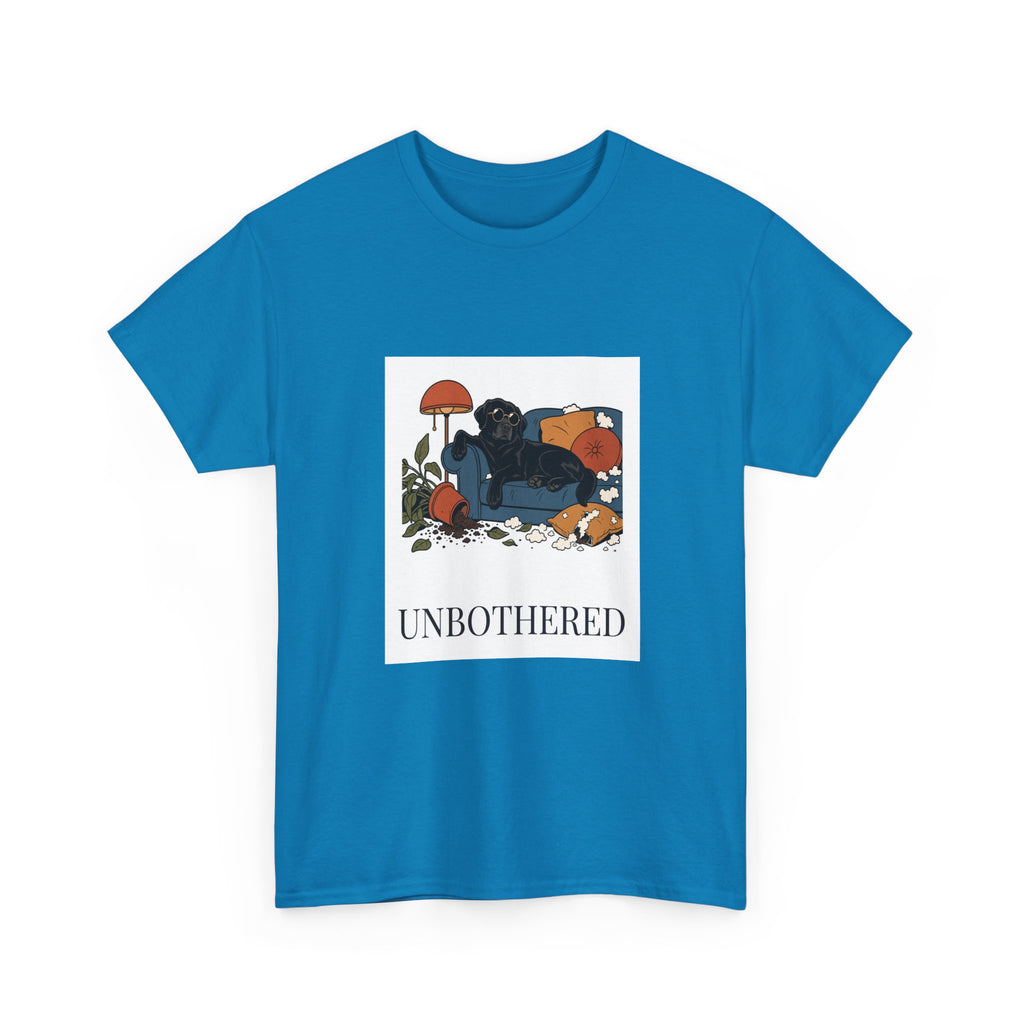 Unbothered Black Lab Tee | Funny Dog Mom Gift