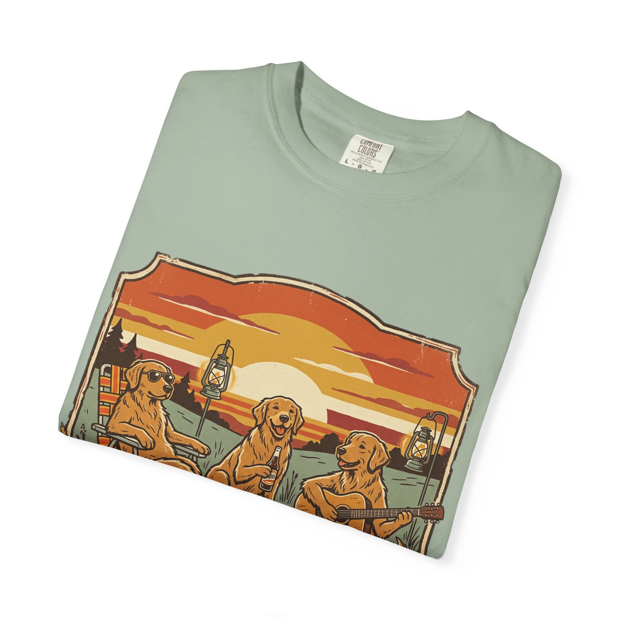 Good Boys Club T-Shirt — Retro Fishing Dogs Graphic Tee