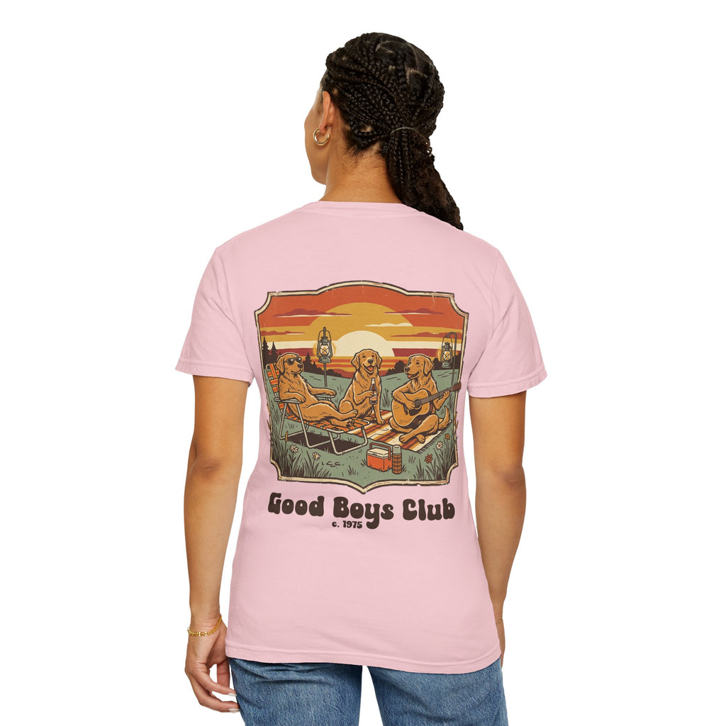 Copy of Good Boys Club T-Shirt — Retro Fishing Dogs Graphic Tee