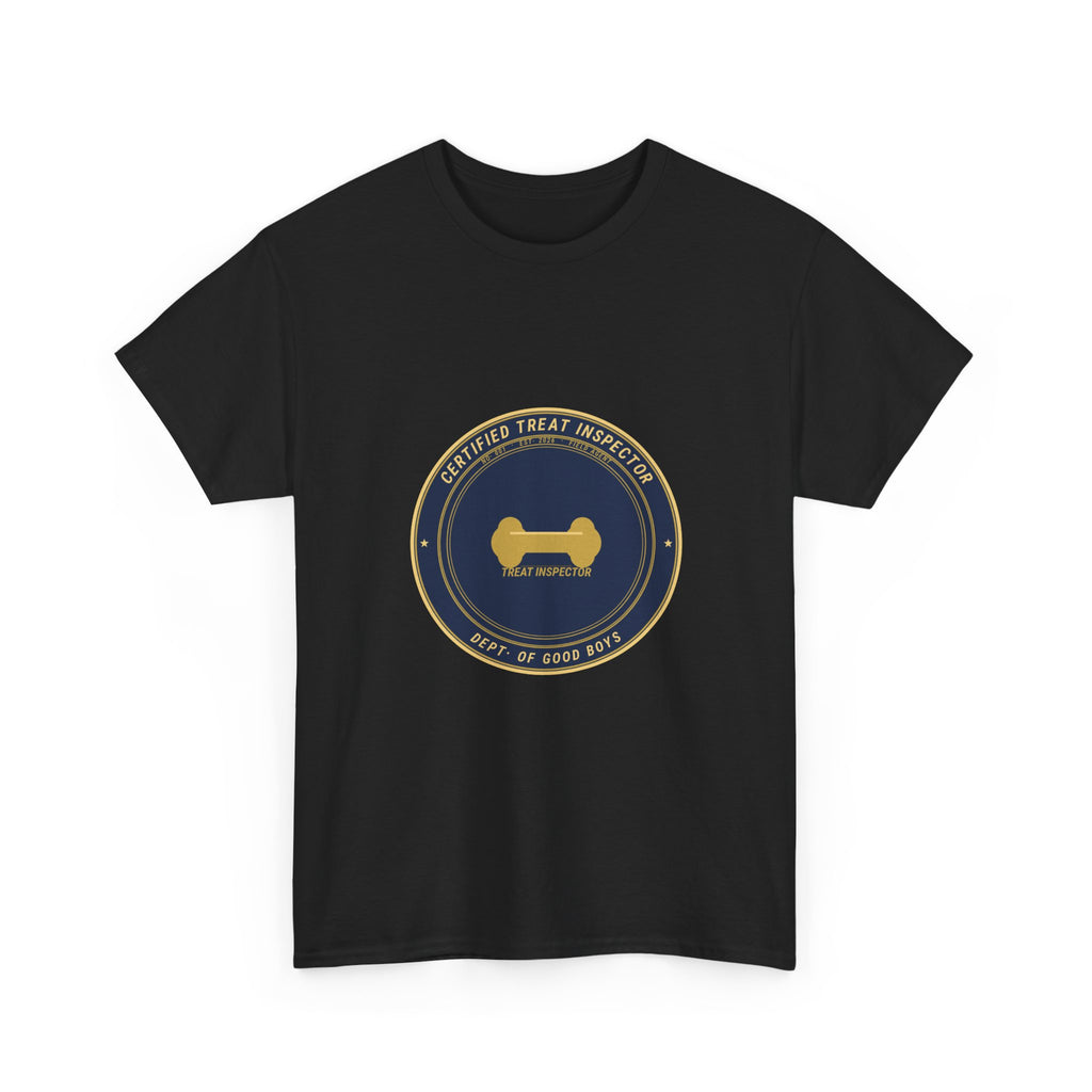 Certified Treat Inspector Dog Tee | Funny Dog Owner Shirt