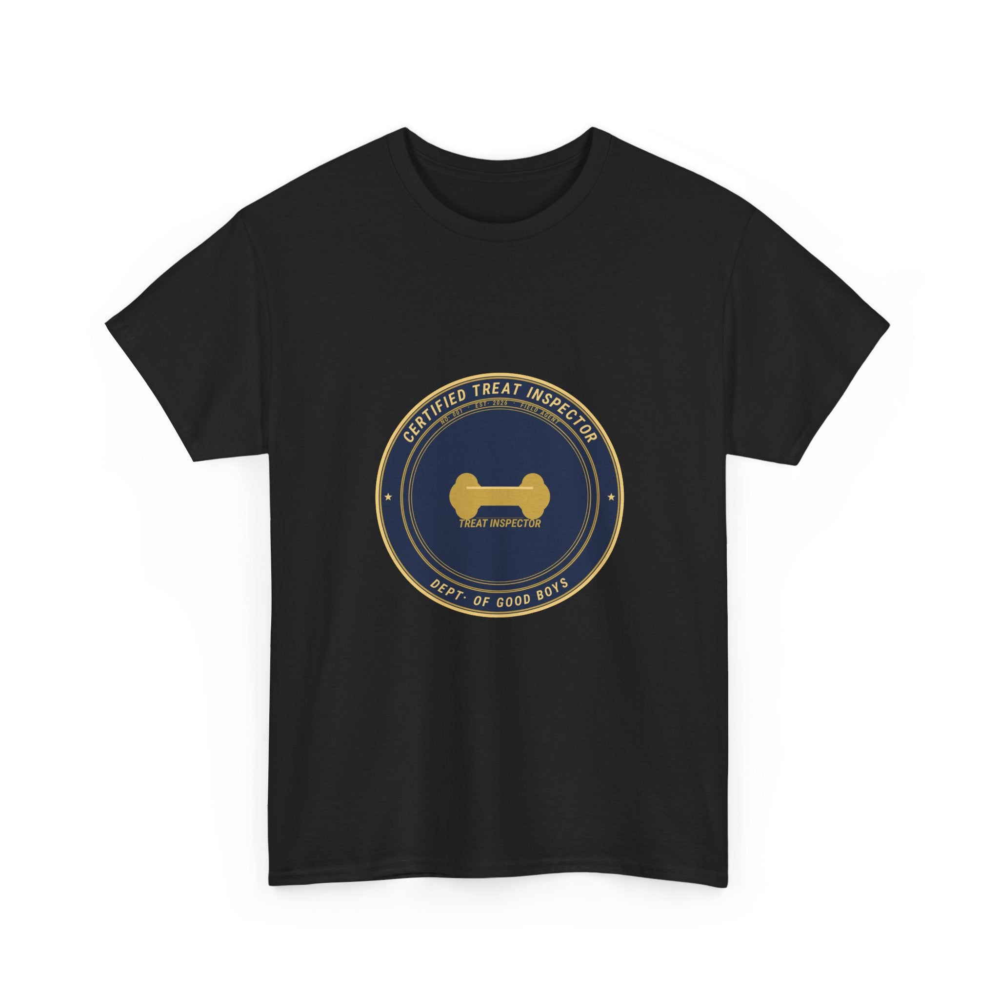 Certified Treat Inspector Dog Tee | Funny Dog Owner Shirt