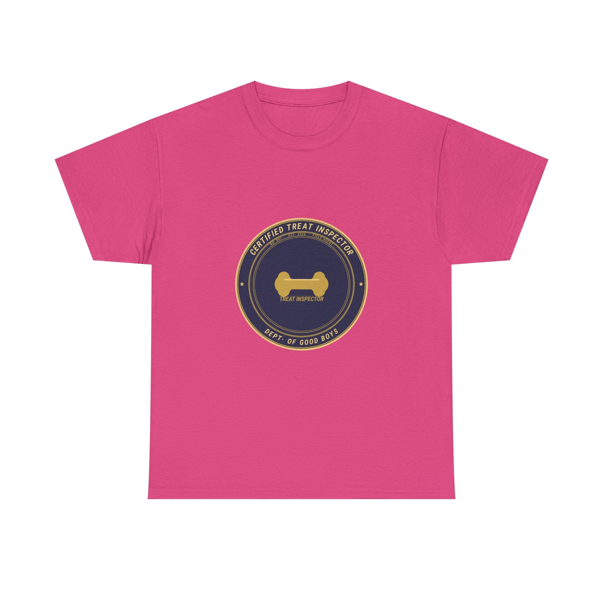 Certified Treat Inspector Dog Tee | Funny Dog Owner Shirt