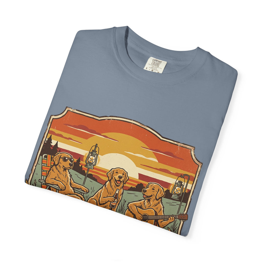 Good Boys Club T-Shirt — Retro Fishing Dogs Graphic Tee
