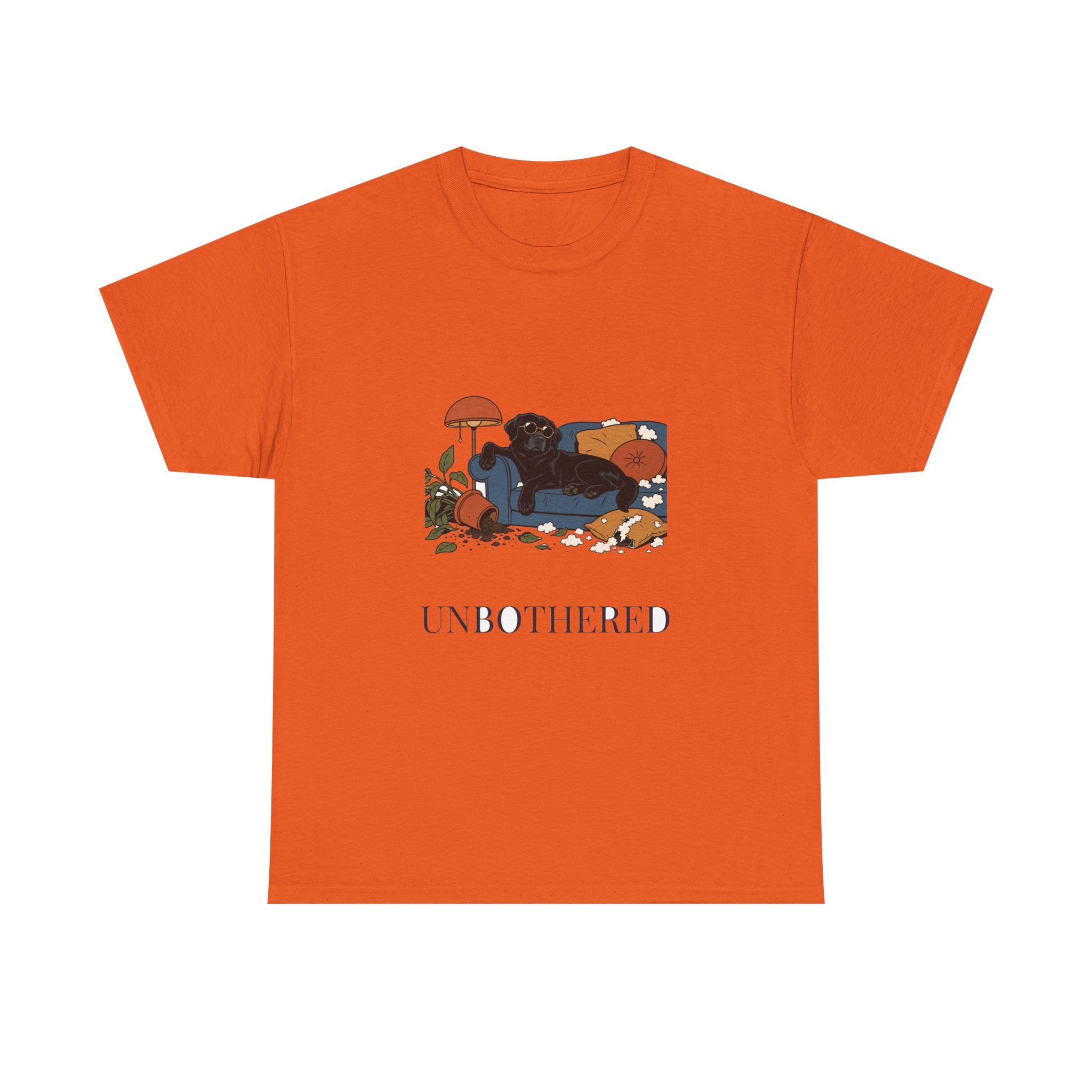 Unbothered Black Lab Tee | Funny Dog Mom Gift