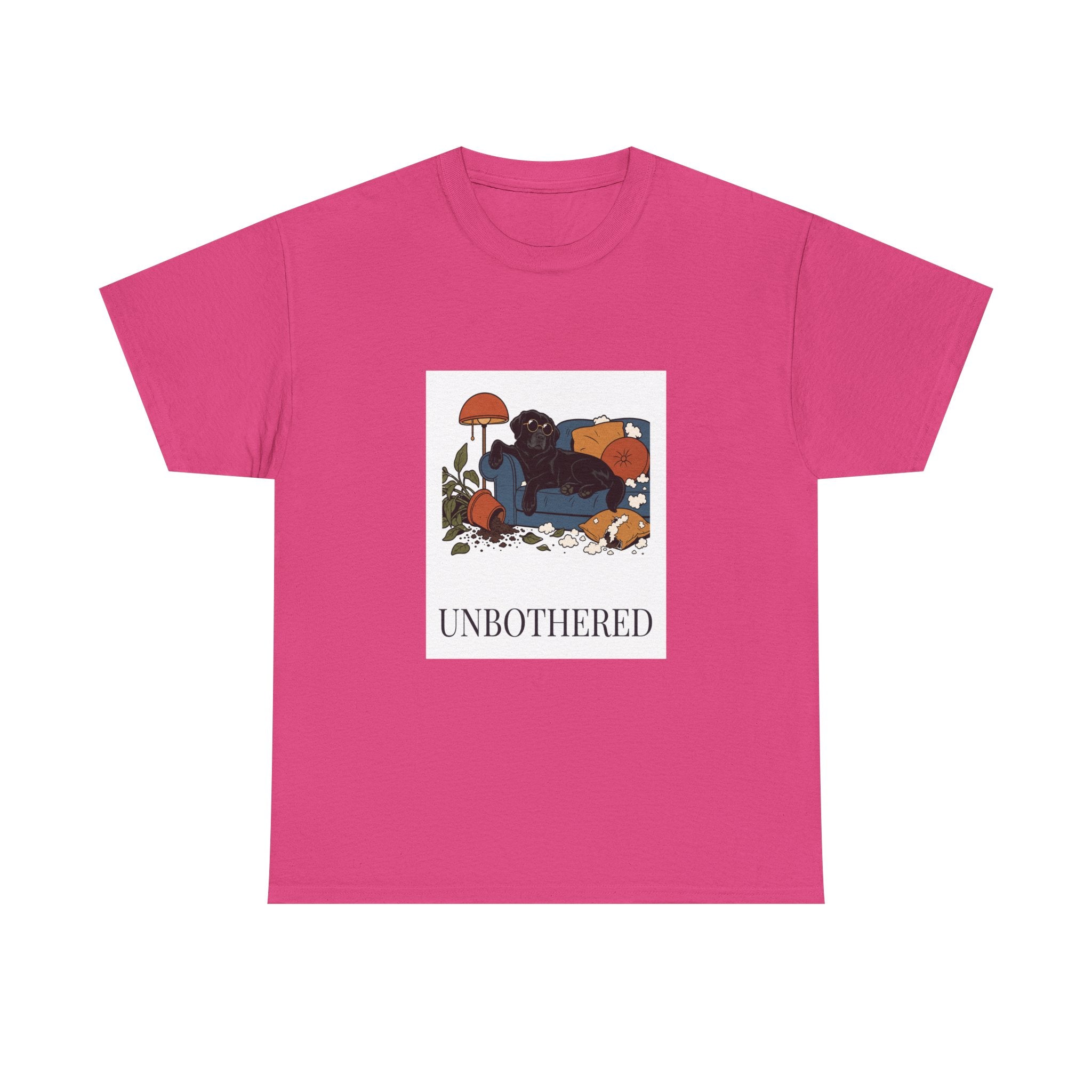 Unbothered Black Lab Tee | Funny Dog Mom Gift